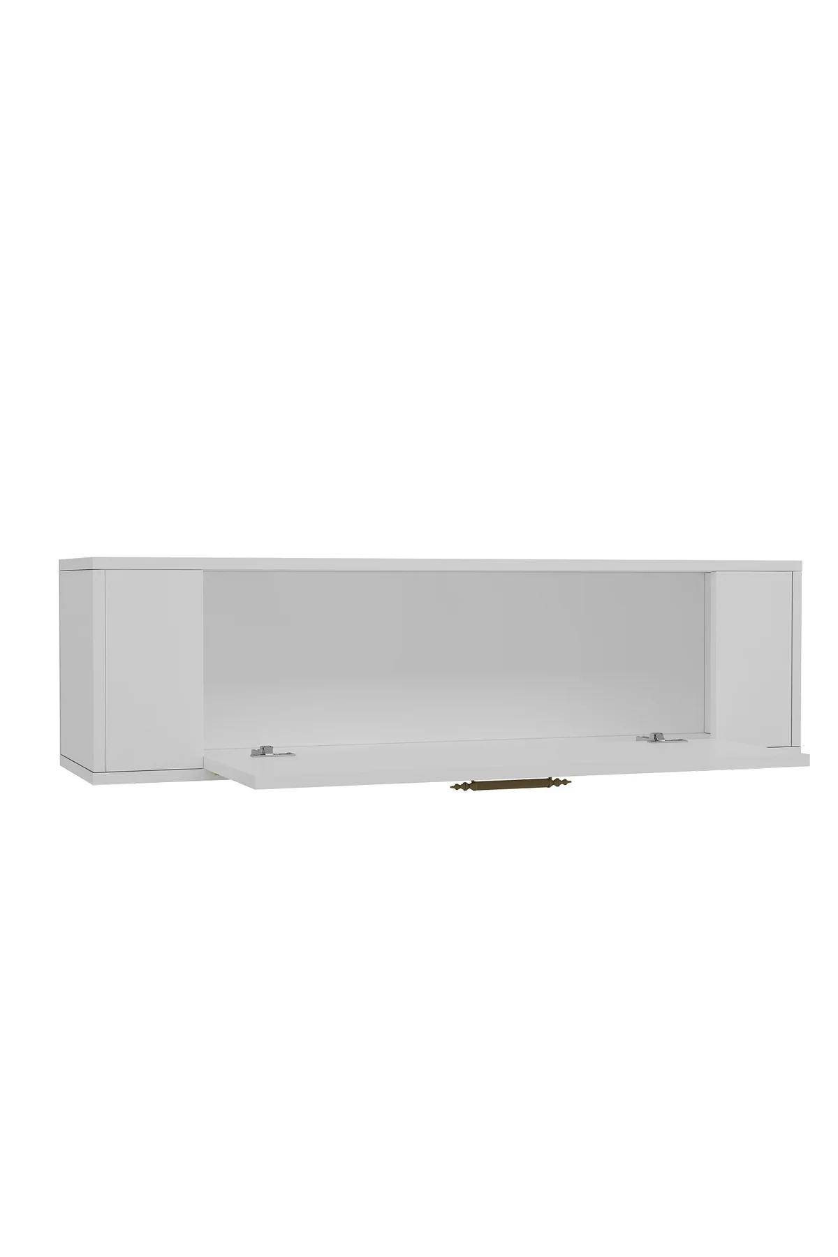 D7048-7048-D-128 120CM DUVARA MONTE TEK KAPAKLI DRESUAR BEYAZ-ALT