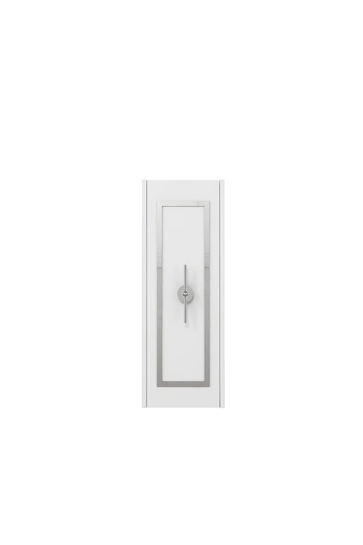 D7055CT-32 DUVARA MONTE TEK KAPAKLI BANYO DOLABI BEYAZ-ALTIN