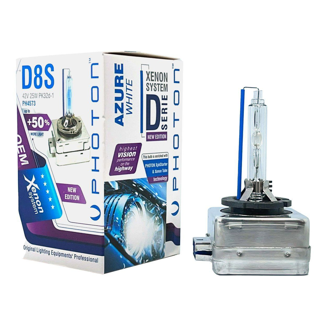 D8S 8000K Uyumlu Azure White Buz Mavisi