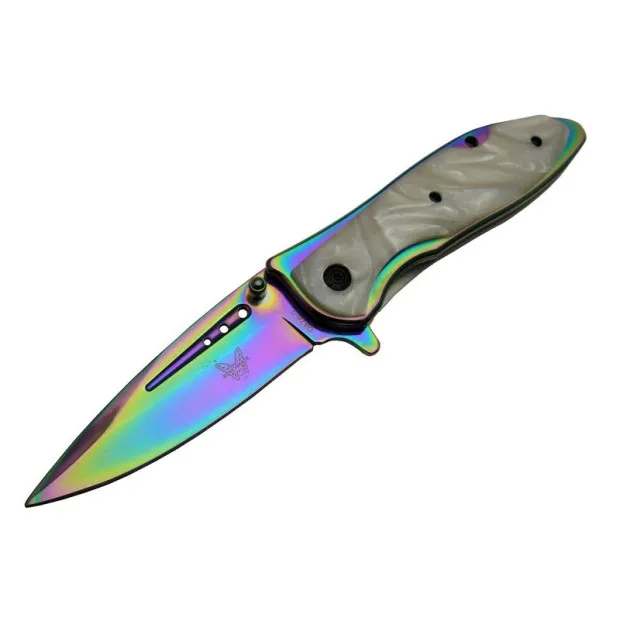 Just Cheap Store Da76-1 Çaki Renkli Sedef 20 Cm Manuel, Kemerlikli