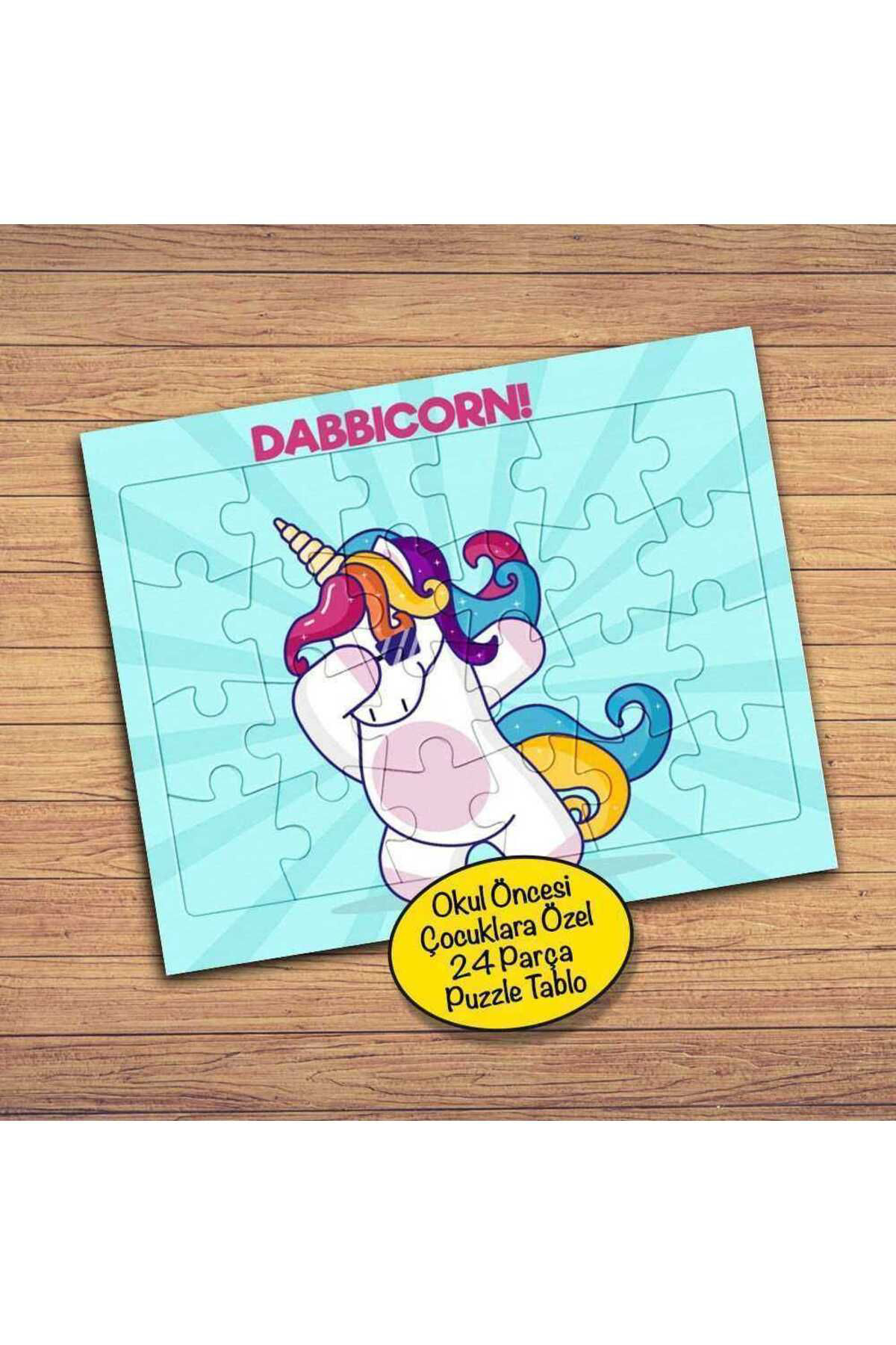 Asilmeydan Dabbicorn Dans 24 Parça Çocuklara Özel Yapboz Tablo-232147858766