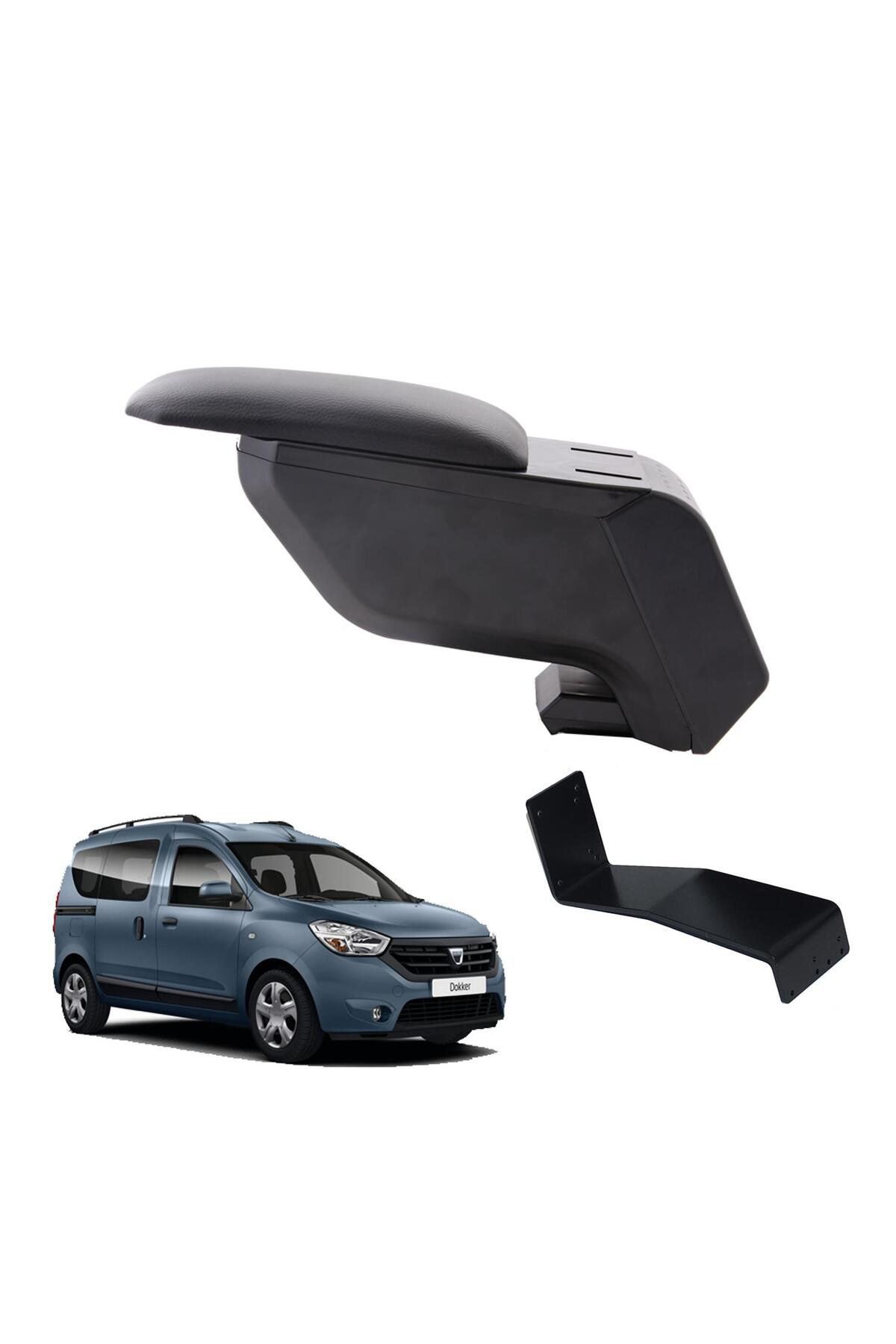 Dacia Dokker 2012 Delmesiz Çelik Ayaklı Siyah Kolçak Kol Dayama