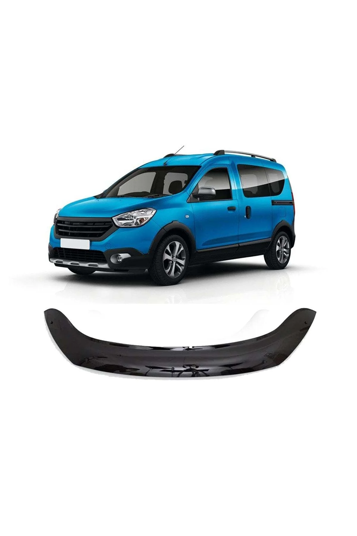Dacia Dokker 2012 ve Sonrası Uyumlu Kaput Rüzgarlığı Ön Kaput Koruma ABS Parlak Siyah Dacia Dokker 2012 ve Sonrası Uyumlu Kaput Rüzgarlığı Ön Kaput Koruma ABS Parlak Siyah
