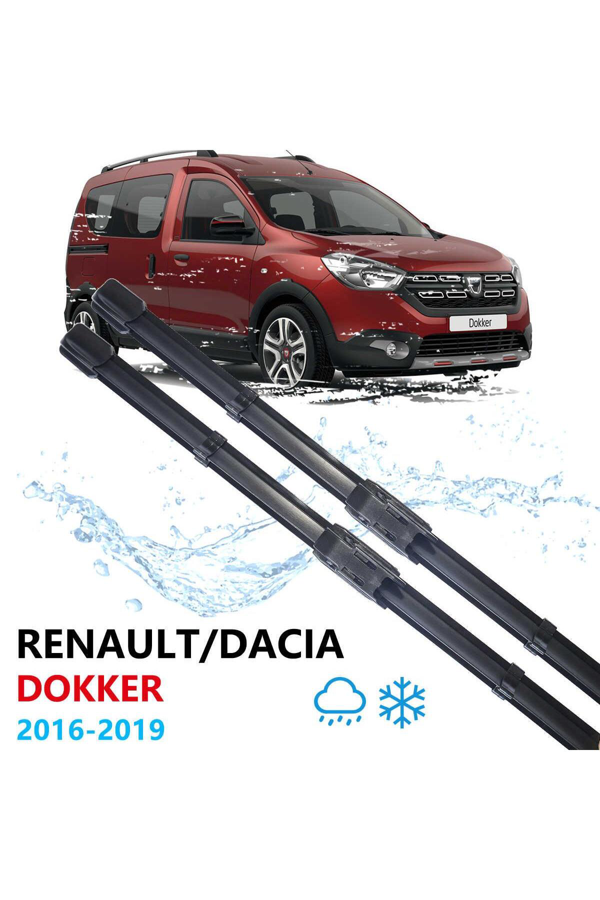 Dacia Dokker Ön Cam Muz Silecek Takımı 2016--2019