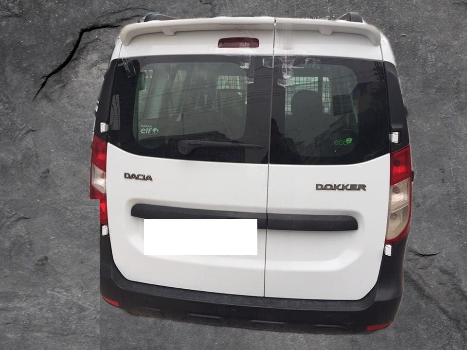 Dacia Dokker Uyumlu Spoiler Bagaj 2 Parça Gt Fiber 2013 Ve Sonras