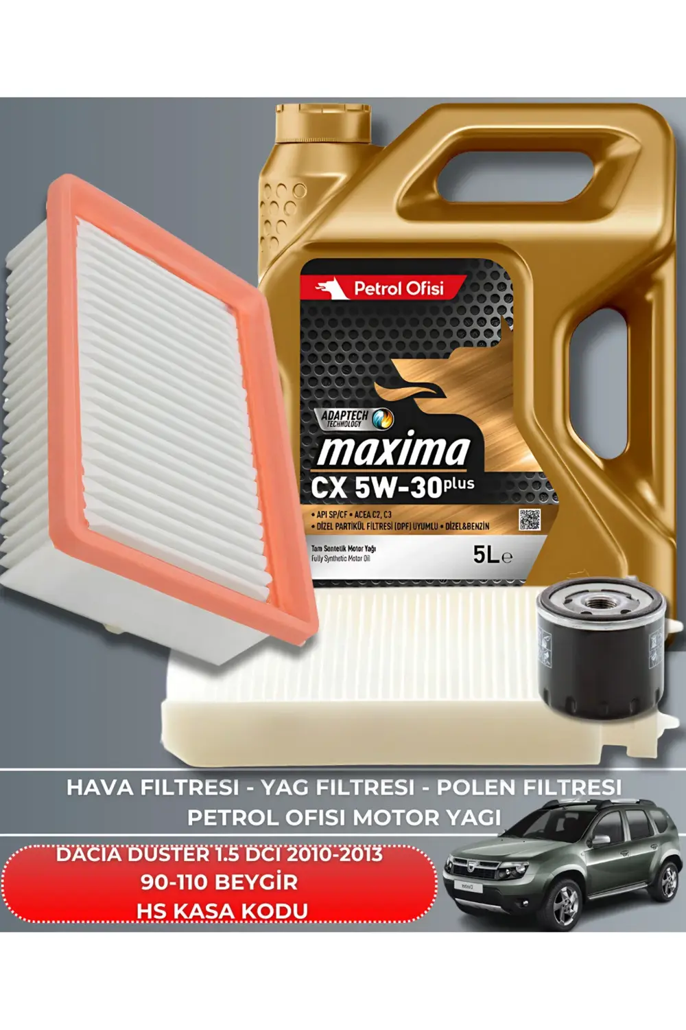 DACIA DUSTER 1.5 DCI 4x4 2010-2011-2012-2013 90-110 BEYGİR HAVA Y