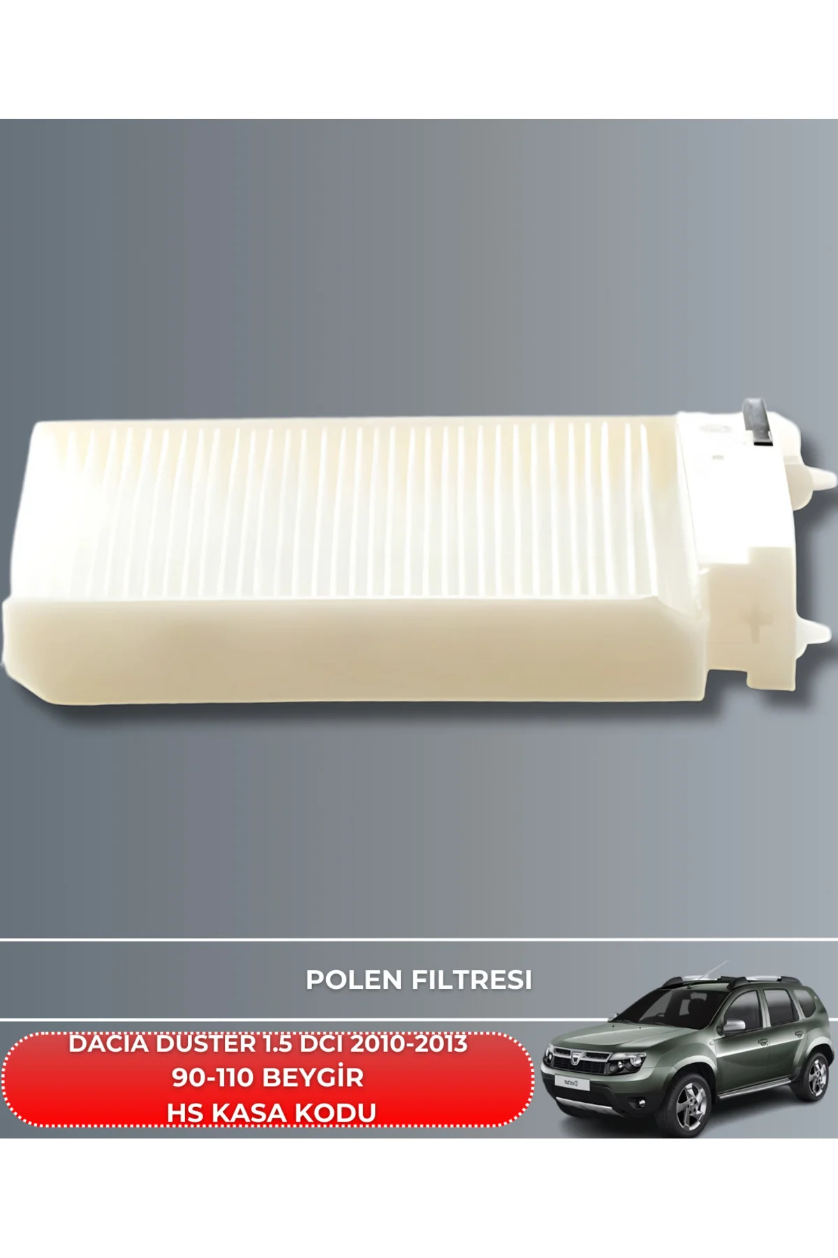 DACIA DUSTER 1.5 DCI 4x4 2010-2011-2012-2013 90-110 BEYGİR HAVA YAĞ POLEN FİLTRE BAKIM SETİ