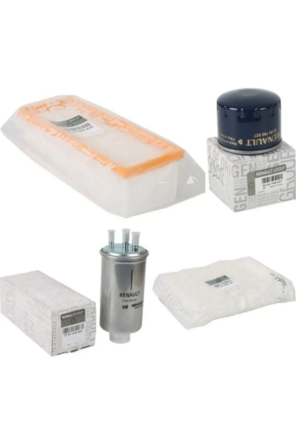 Dacia Duster 1.5 Dci Filtre Seti ( Hava Filtresi - Yağ Filtresi -