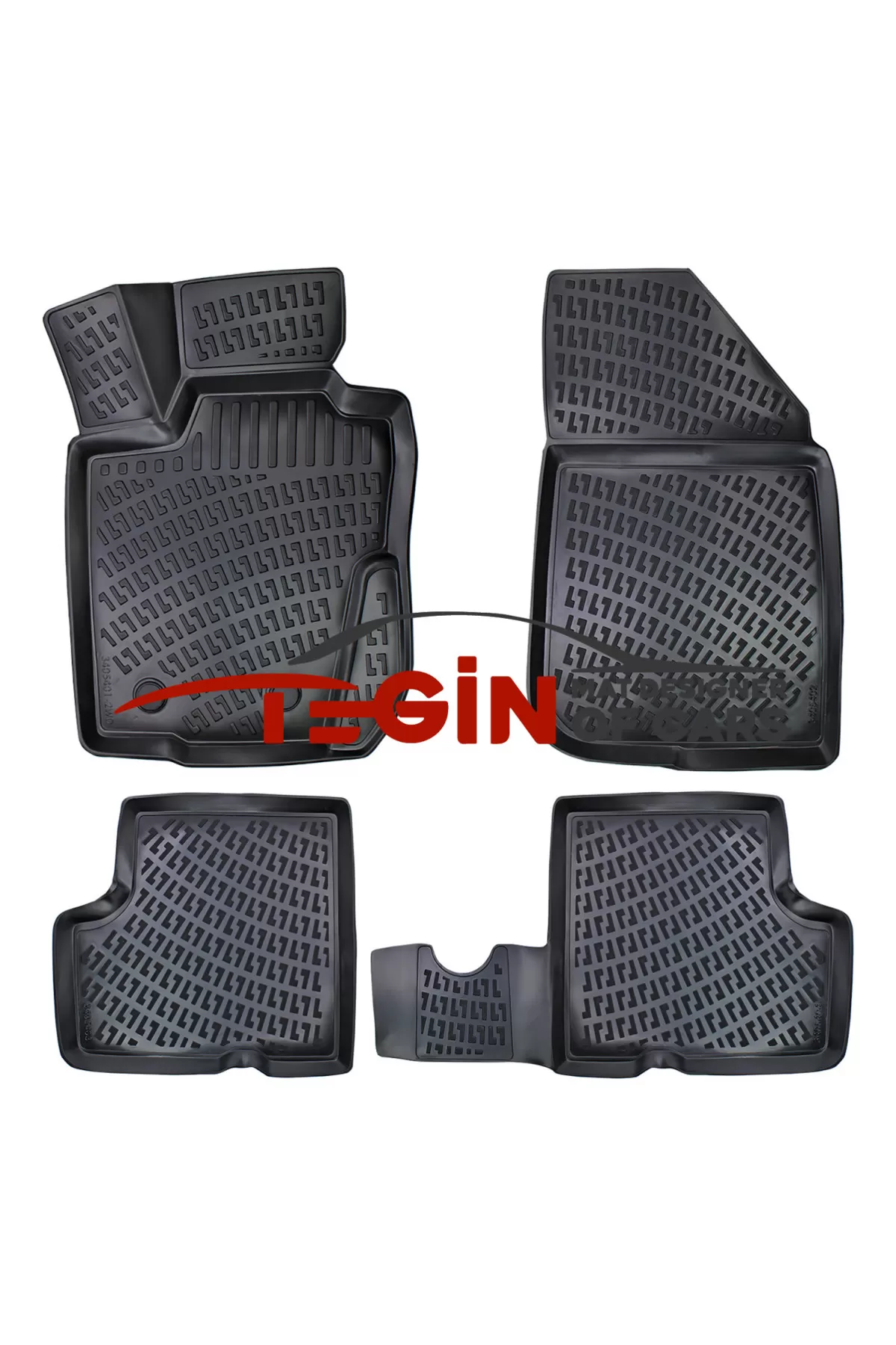 Dacia Duster 2 WD (4x2) Bagaj Havuzu + Siyah 3D Paspas 2009-2017