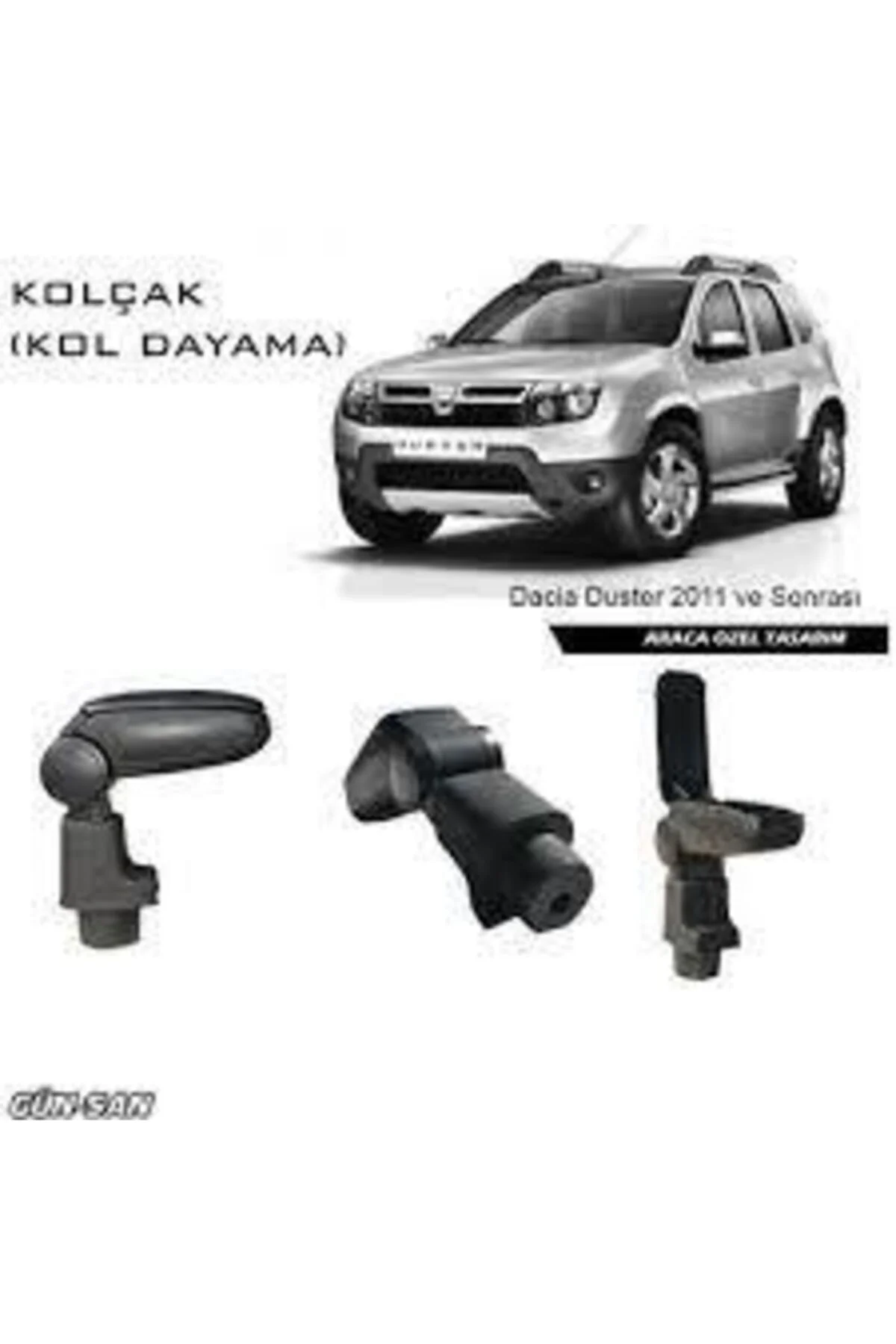 Dacia Duster 2009 Sonrası Siyah Kol Dayama