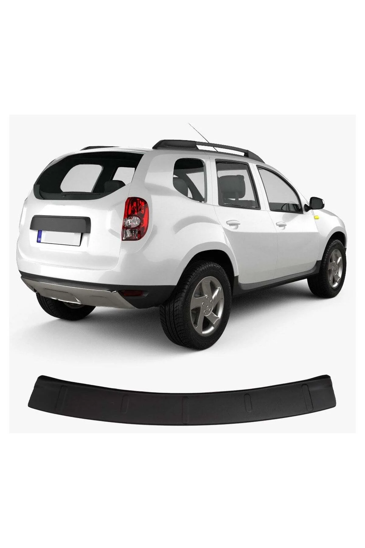 Dacia Duster 2010-2017 Uyumlu Arka Tampon Eşiği Koruma ABS Mat Siyah Dacia Duster 2010-2017 Uyumlu Arka Tampon Eşiği Koruma ABS Mat Siyah