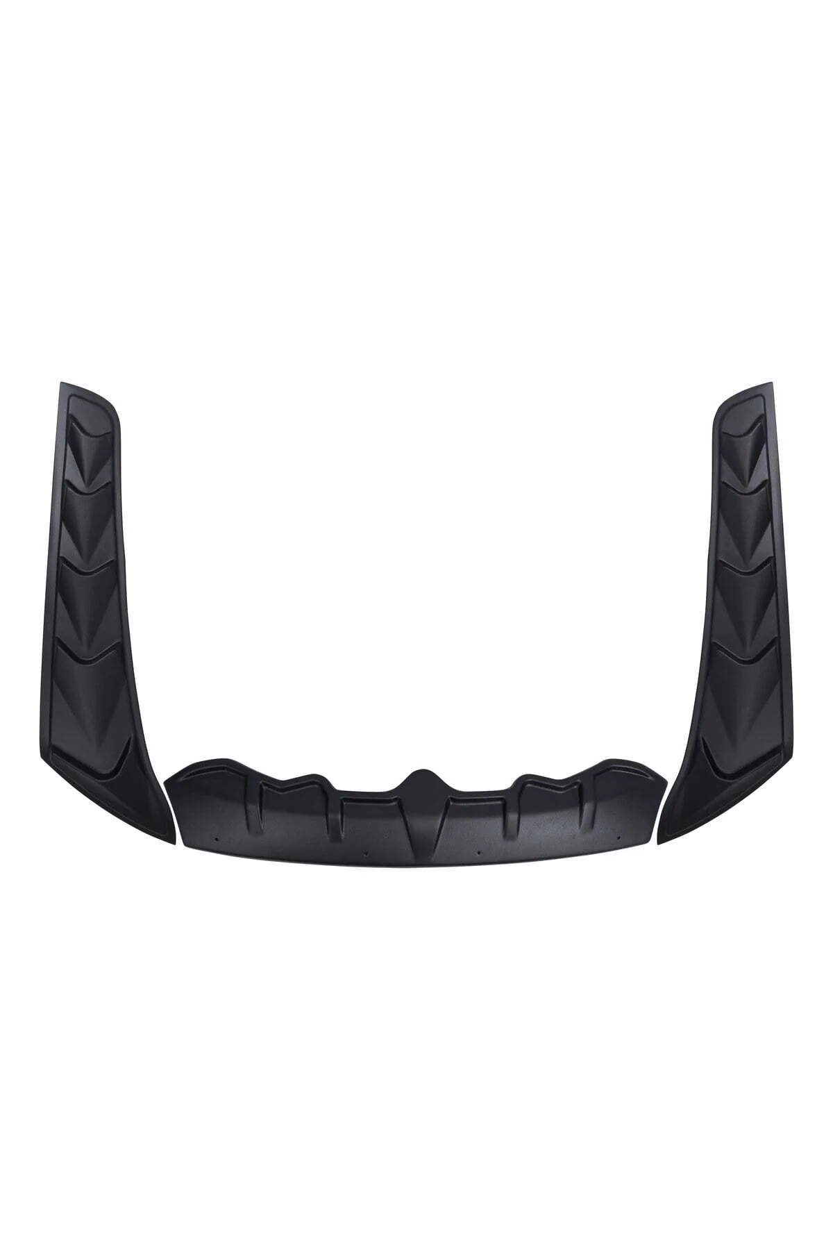 Dacia Duster 2010-2017 Uyumlu Dragon Pack Kaput Koruma 3 Parça ABS Mat Siyah - Görsel 2