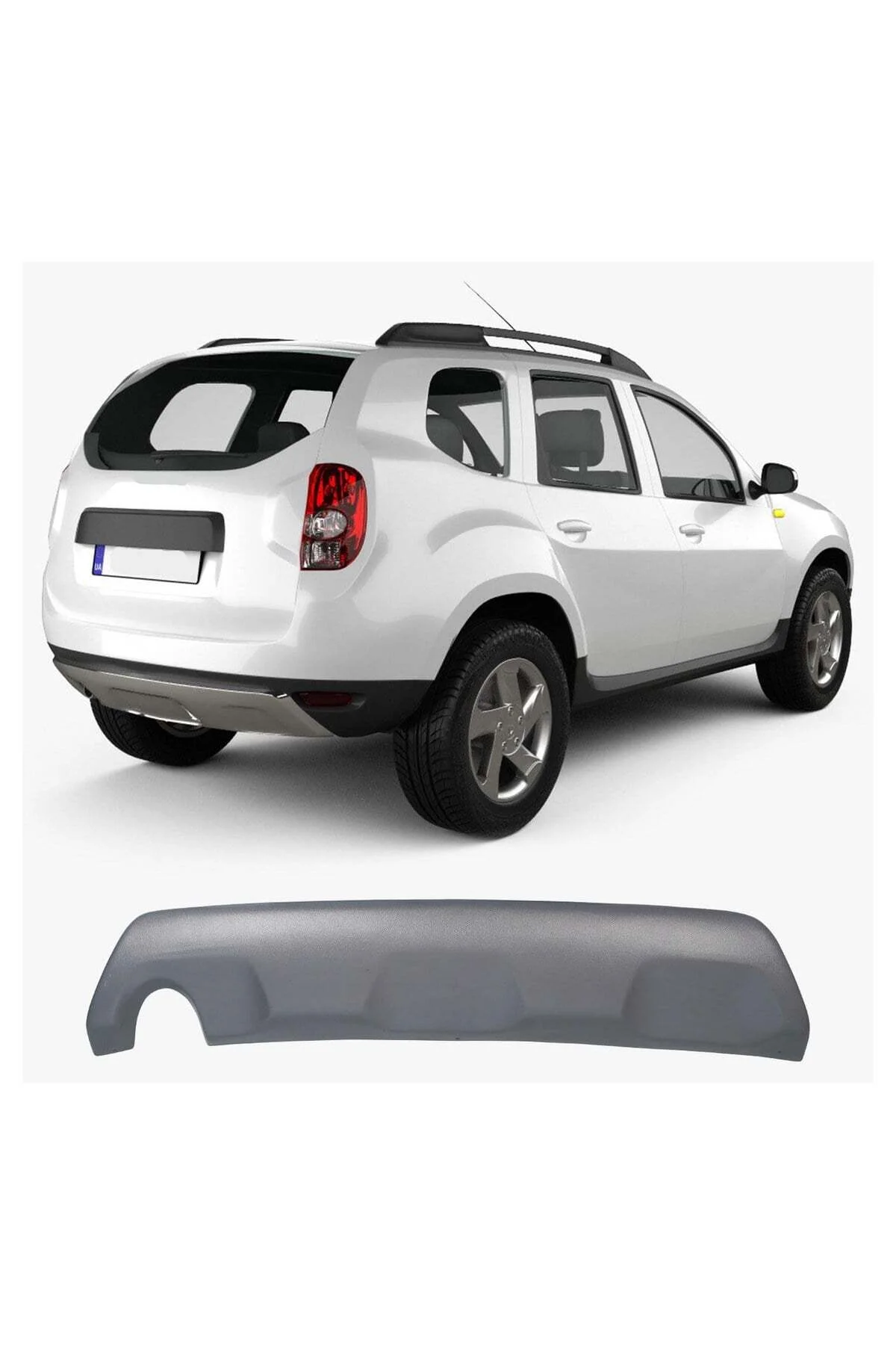 Dacia Duster 2010-2017 Park Sensörlü Uyumlu Arka Tampon Difüzörü 1 Parça ABS Gri Dacia Duster 2010-2017 Park Sensörlü Uyumlu Arka Tampon Difüzörü 1 Parça ABS Gri - Görsel 5