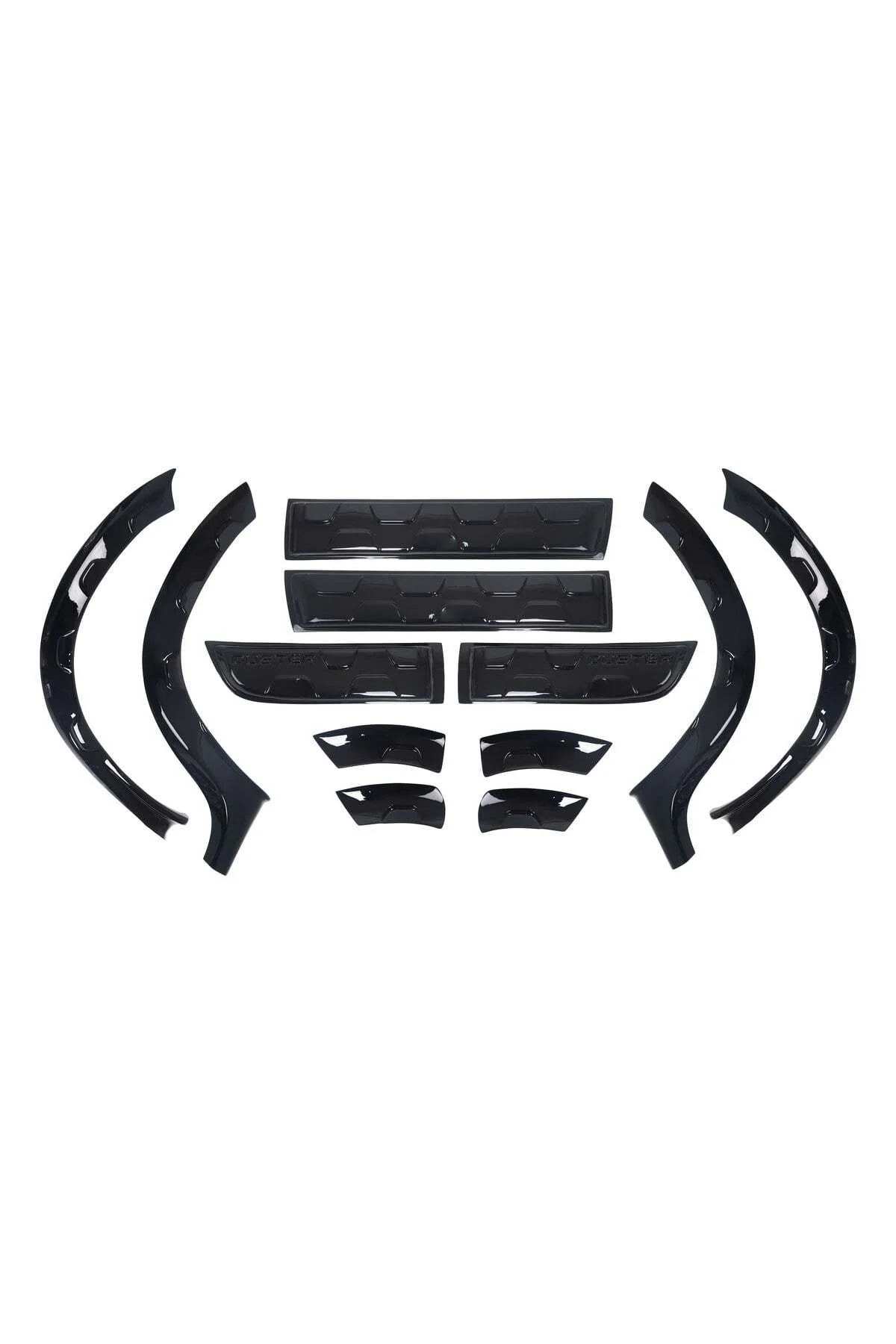 Dacia Duster 2010-2017 Uyumlu Duster Yazılı Dodik Seti 12+2 Parça ABS Damalı Parlak Siyah Dacia Duster 2010-2017 Uyumlu Duster Yazılı Dodik Seti 12+2 Parça ABS Damalı Parlak Siyah - Görsel 7