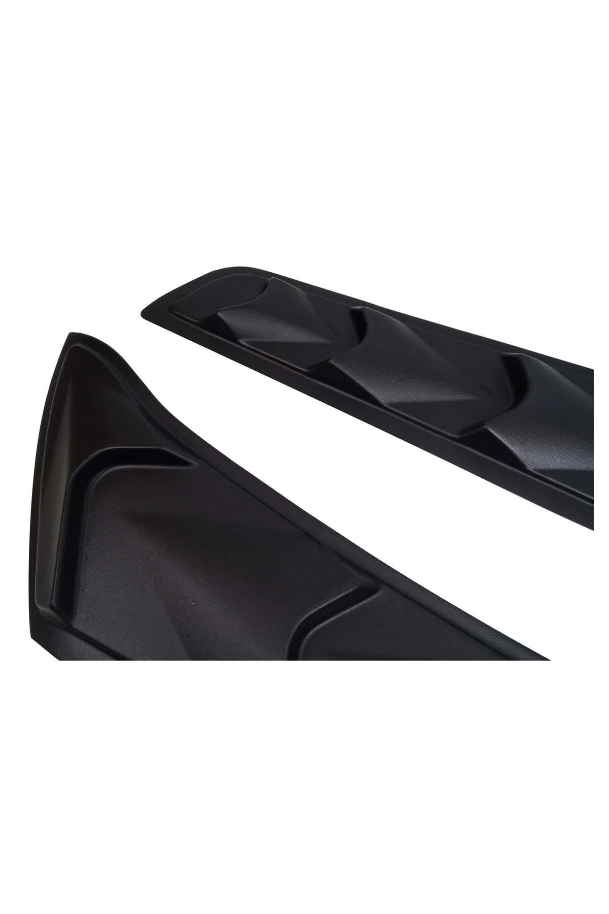 Dacia Duster 2010-2017 Uyumlu Kaput Scoop ve Dragon Kaput Koruma Seti 4 Parça ABS Mat Siyah - Görsel 8