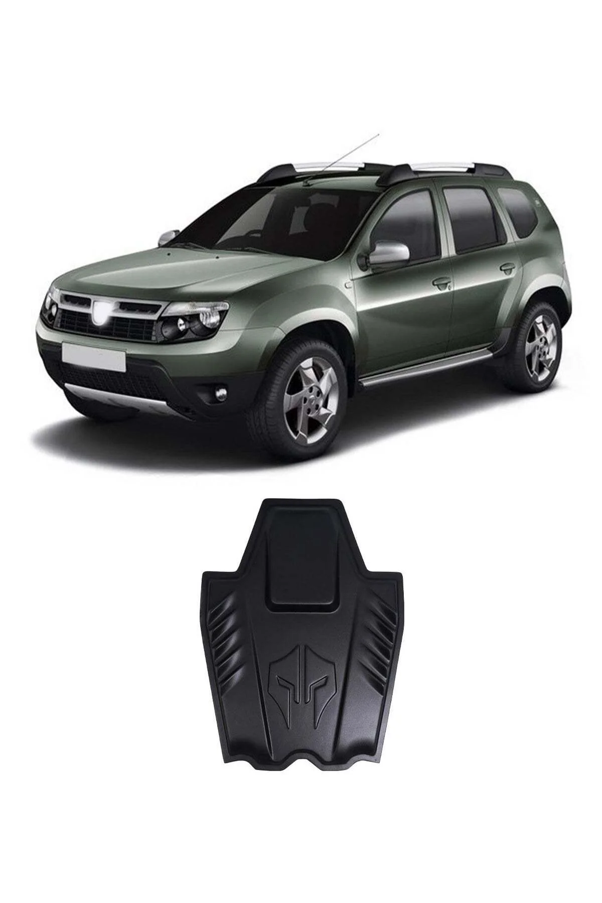 Dacia Duster 2010-2017 Uyumlu Ön Kaput Scoop Havalandırma 1 Parça ABS Mat Siyah - Görsel 3