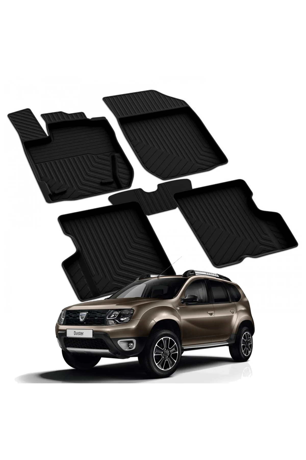 DACIA DUSTER 2011-2017 Model Yılları İçin Uyumlu Yeo 4D Havuzlu Paspas Takımı Fiyatı, Yorumları ve Özellikleri