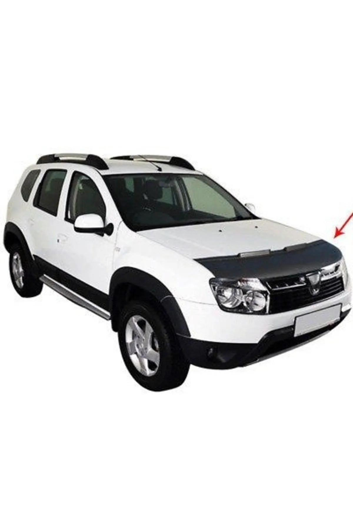 Dacia Duster 2017 Suni Deri Lüx Kaput Koruyucu Maske - Görsel 2