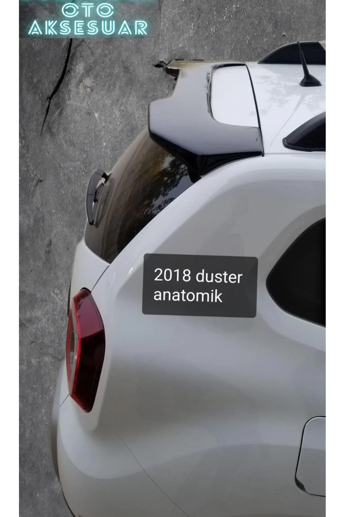 DACİA DUSTER 2018- ASTARLI ANATOMİK SPOİLER