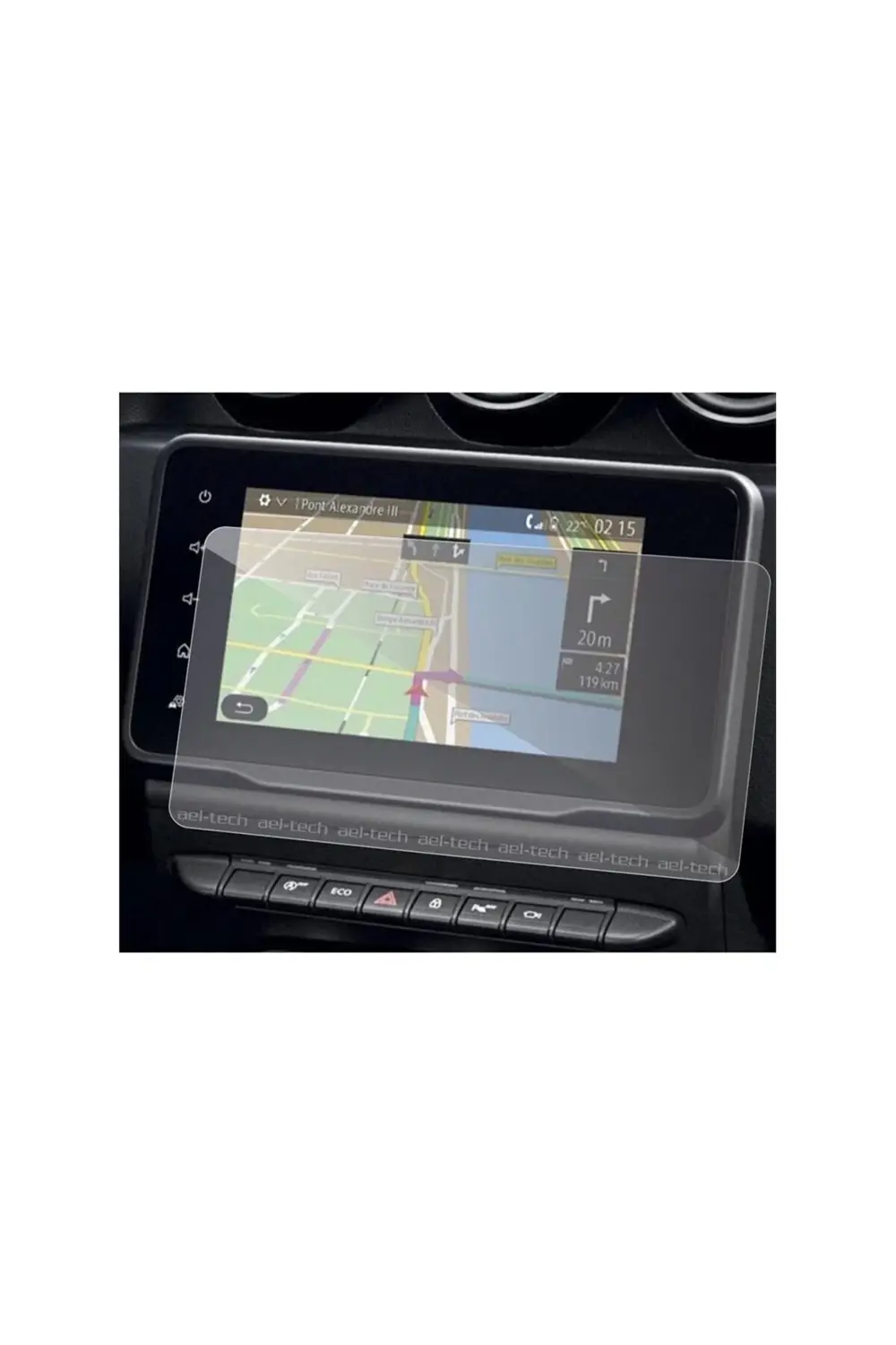 Dacia Duster 8 Inç Navigasyon Uyumlu Nano Ekran Koruyucu 2021 202