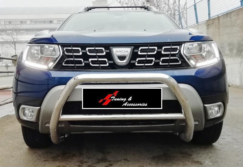 Drs Tuning Dacia Duster Uyumlu 2 Yeni Kasa 2018 - Ön Koruma Bari U Model Bor