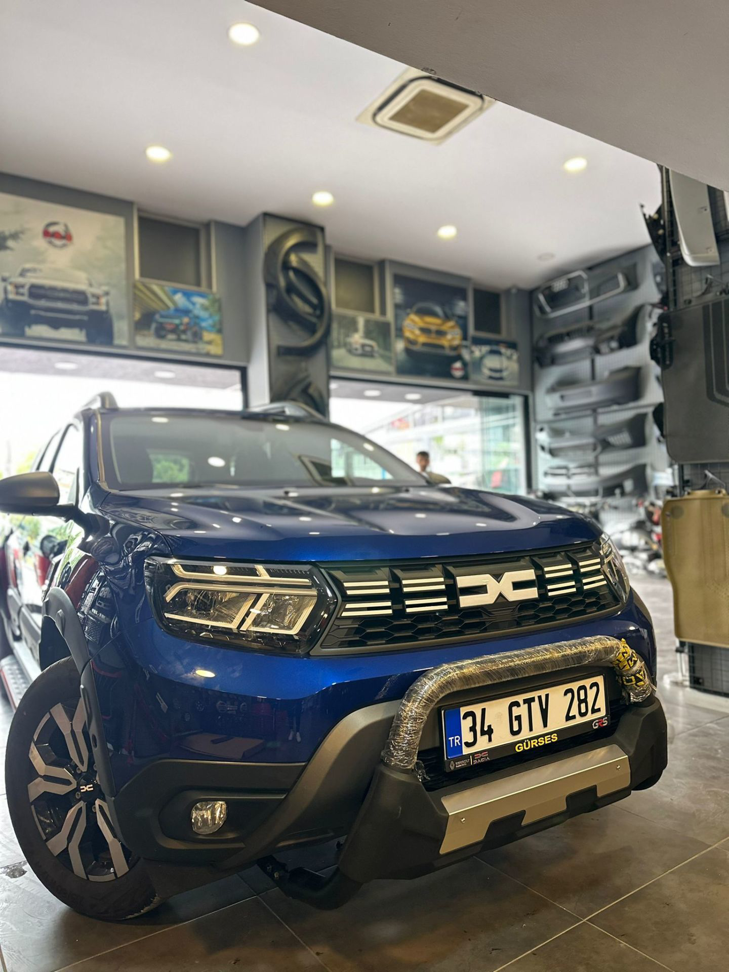 Dacia Duster Uyumlu Ön Tampon Koruma Demiri 2018+ Poliüretan Pwt1