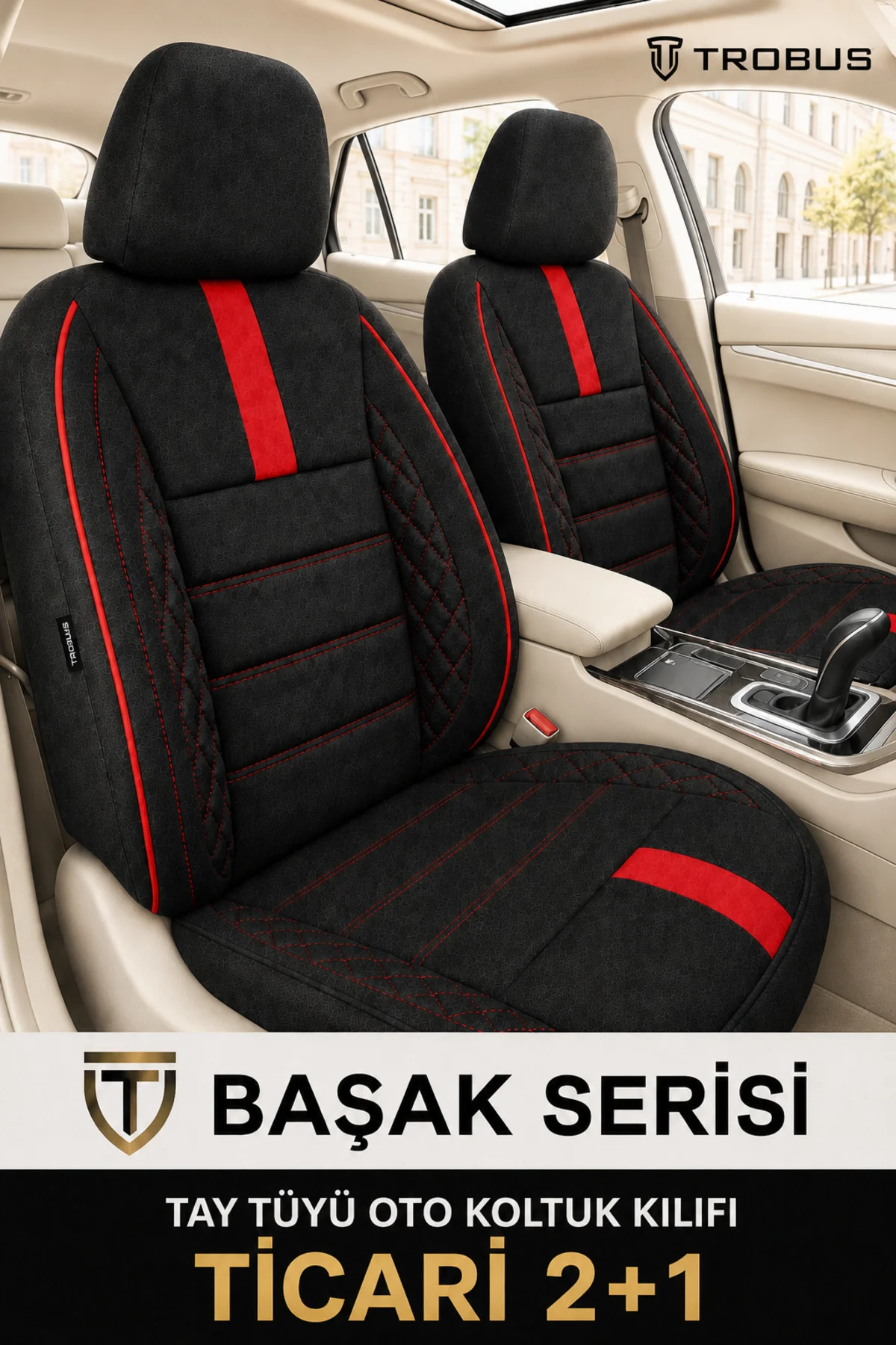 Dacia Lodgy 2007 2008 2009 2010 2011 2012 Siyah Kırmızı Başak Serisi Tay Tüyü 2+1 Ticari