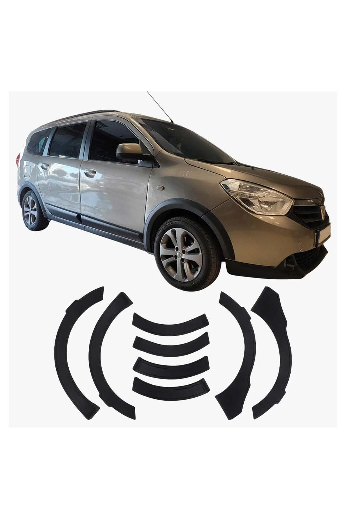 Dacia Lodgy 2013 ve Sonrası Uyumlu Çamurluk Dodik Seti 8 Parça ABS Mat Siyah Dacia Lodgy 2013 ve Sonrası Uyumlu Çamurluk Dodik Seti 8 Parça ABS Mat Siyah