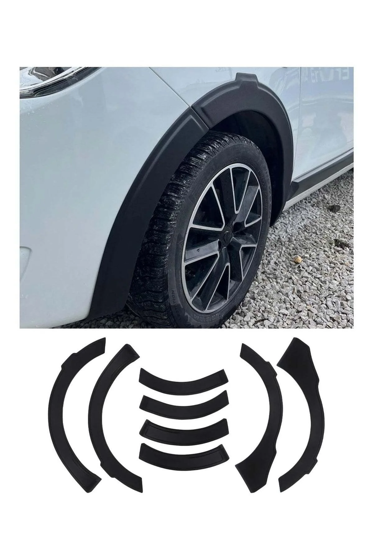Dacia Lodgy 2013 ve Sonrası Uyumlu Çamurluk Dodik Seti 8 Parça ABS Mat Siyah Dacia Lodgy 2013 ve Sonrası Uyumlu Çamurluk Dodik Seti 8 Parça ABS Mat Siyah - Görsel 2