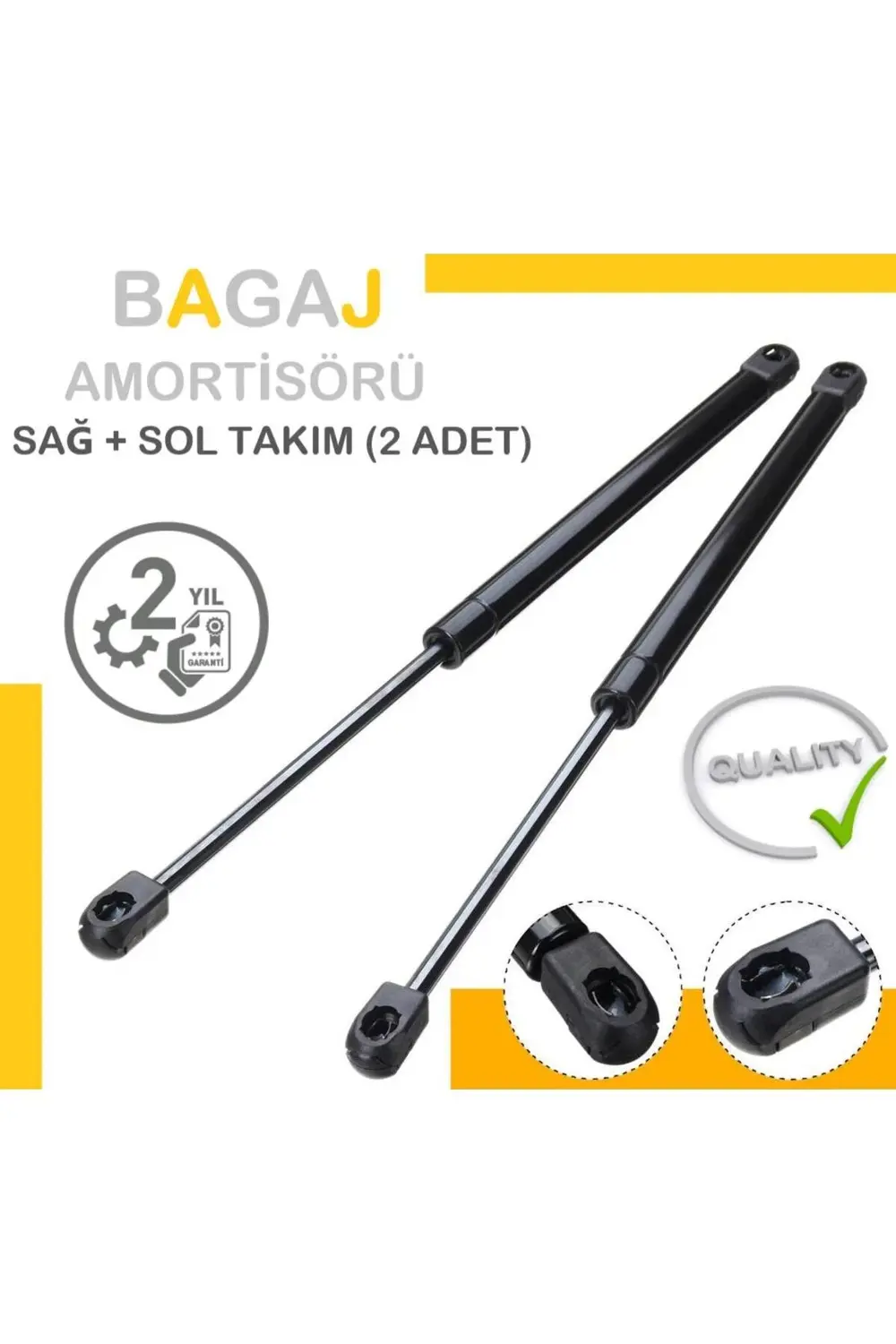 Dacia Lodgy Sağ Sol Bagaj Amortisörü Takımı 2012--2018