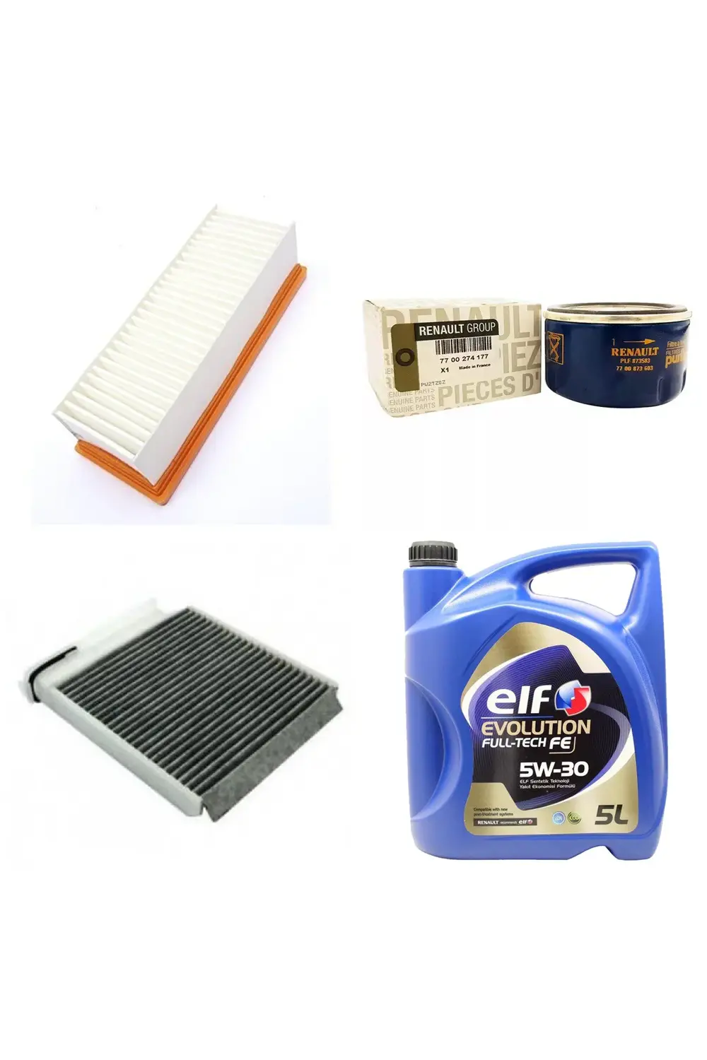 Dacıa Logan 1.5 Dci Filtre Bakım Seti 75-88 Bg Model 2010-2012 [k