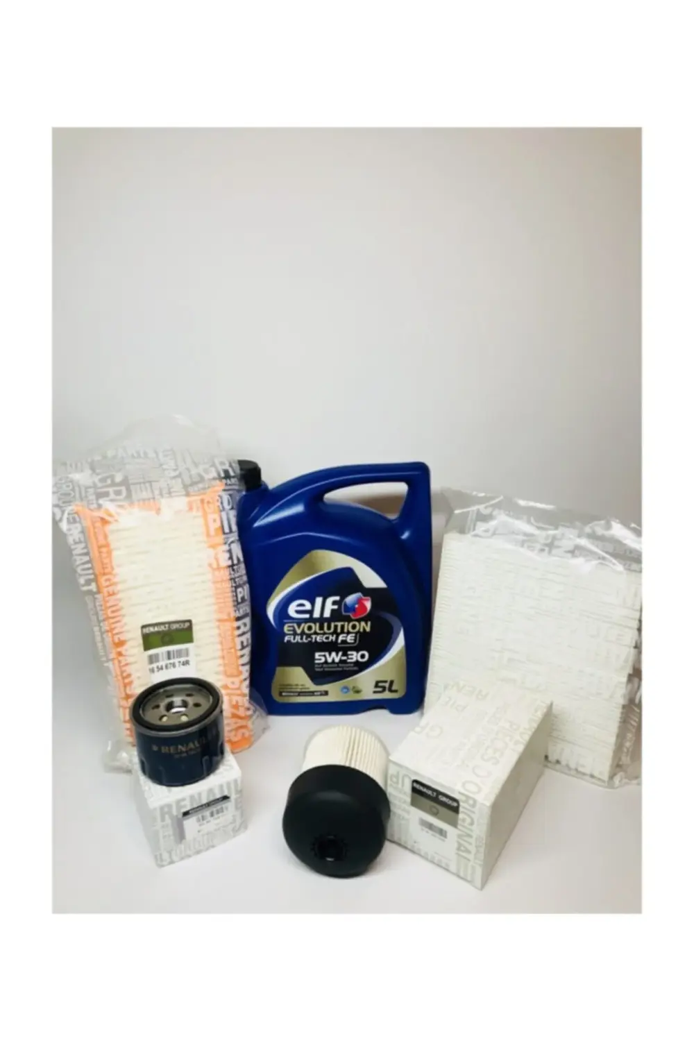 Dacia Logan Iı 1.5 Dci Uyumlu Filtre Bakım Seti 5w30 Motor Yağı