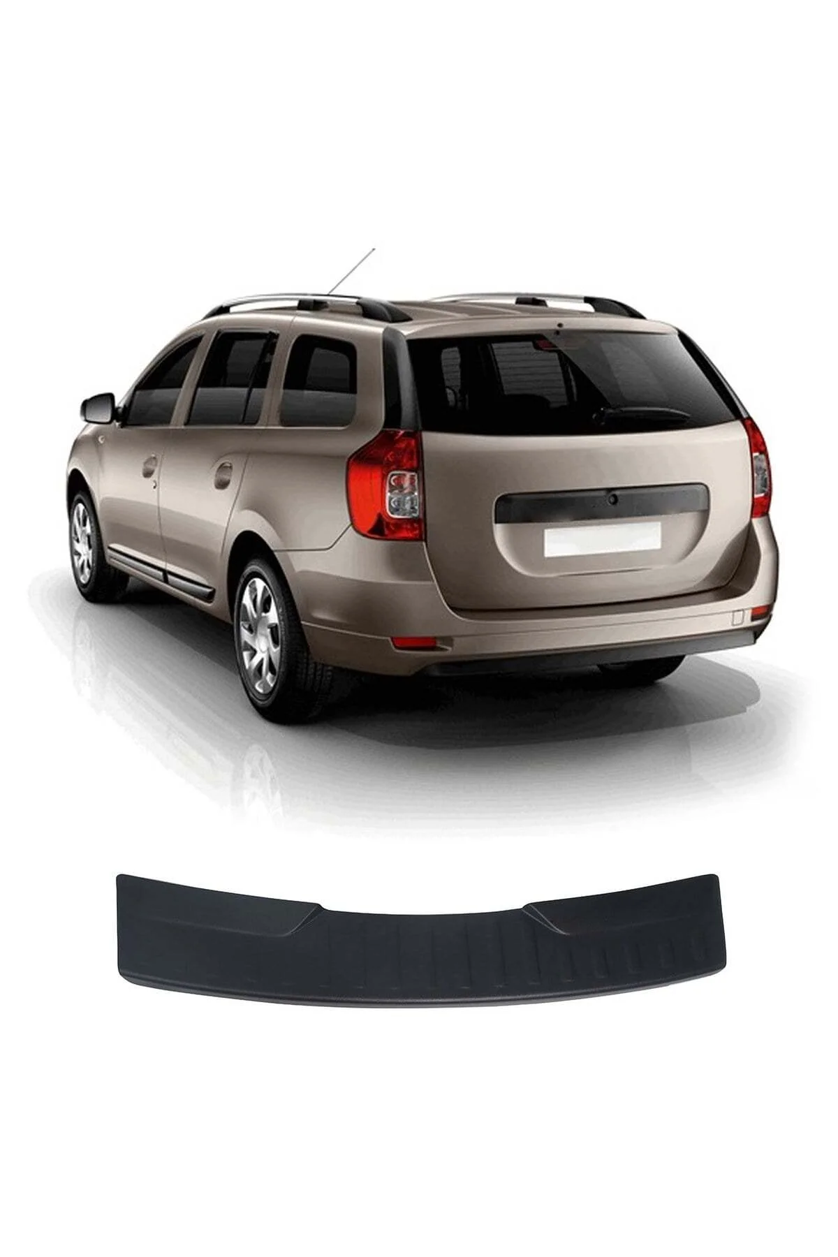 Dacia Logan MCV 2013-2021 Uyumlu Arka Tampon Eşiği Koruma ABS Parlak Siyah Dacia Logan MCV 2013-2021 Uyumlu Arka Tampon Eşiği Koruma ABS Parlak Siyah