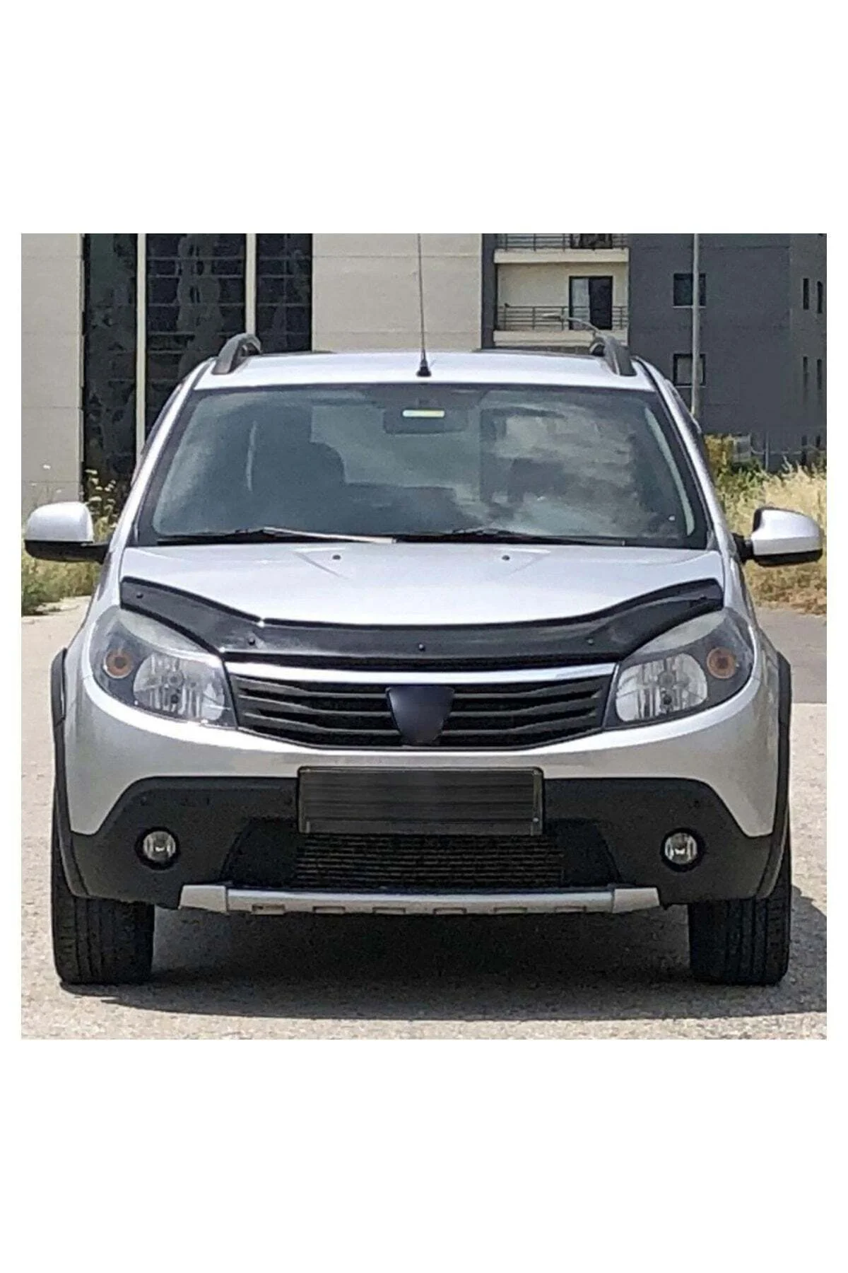 Dacia Sandero 2009-2012 Uyumlu Kaput Rüzgarlığı Ön Kaput Koruma ABS Parlak Siyah Dacia Sandero 2009-2012 Uyumlu Kaput Rüzgarlığı Ön Kaput Koruma ABS Parlak Siyah - Görsel 2