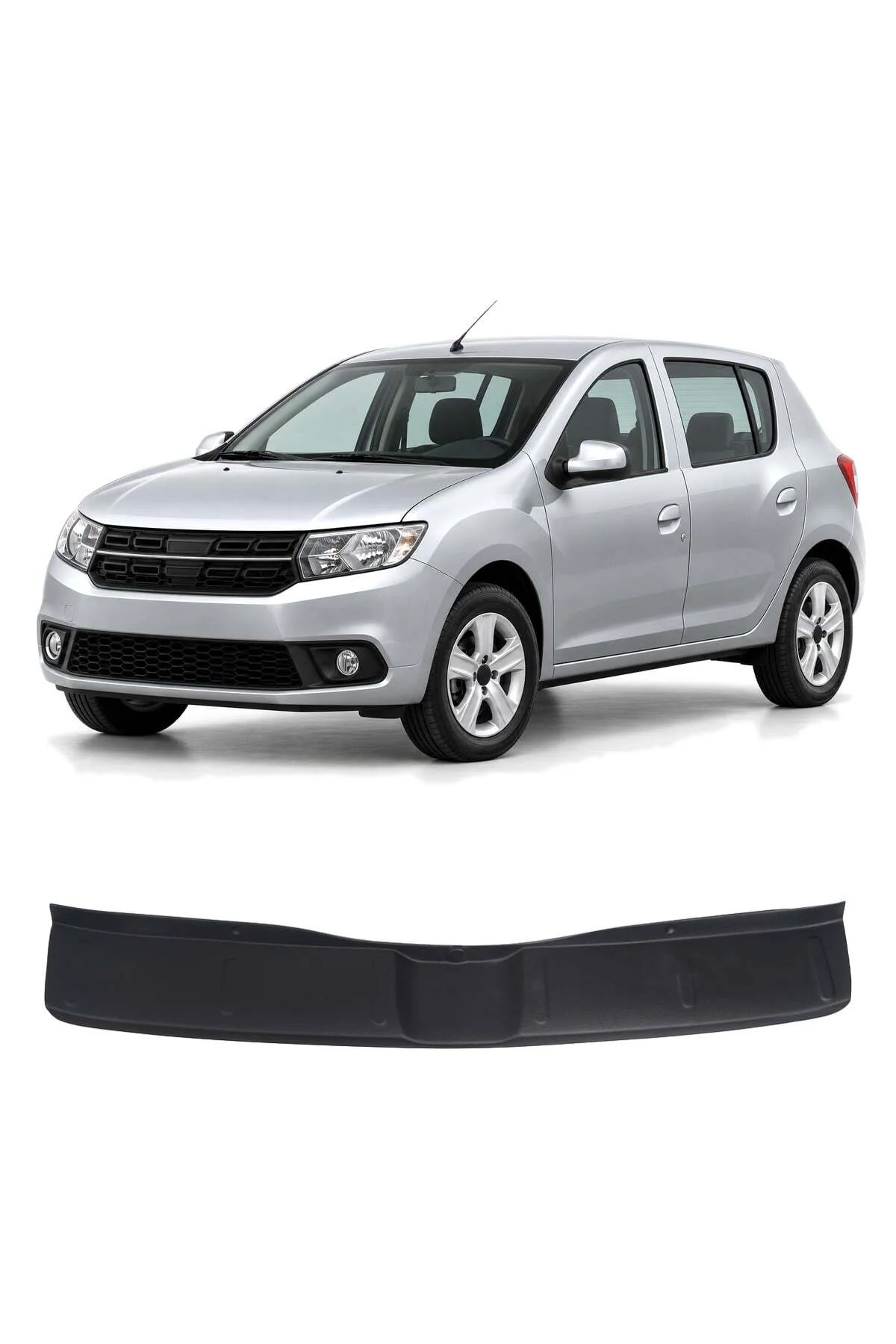 Dacia Sandero 2012-2020 Uyumlu Arka Tampon Eşiği Koruma ABS Parlak Siyah Dacia Sandero 2012-2020 Uyumlu Arka Tampon Eşiği Koruma ABS Parlak Siyah