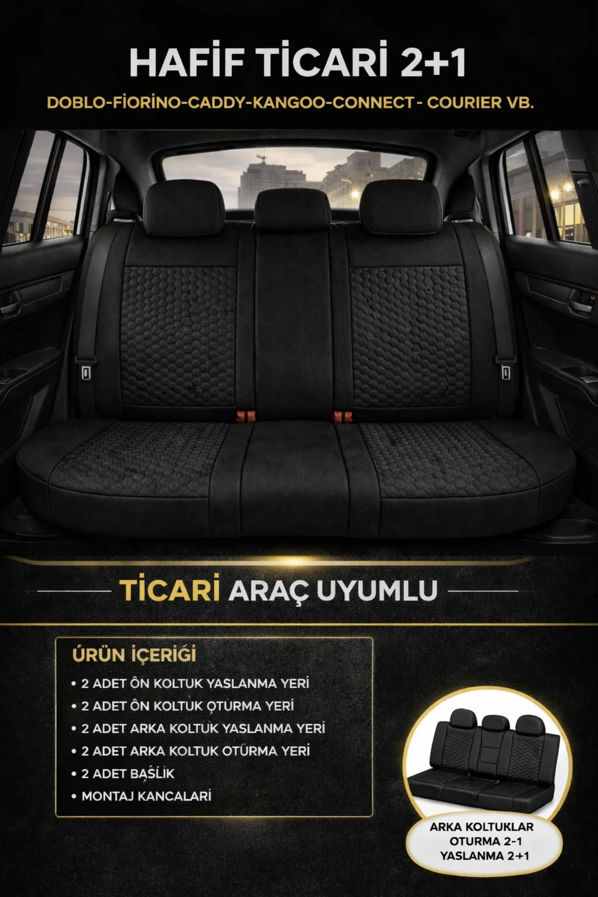 Dacia Sandero 2013-2017 Uyumlu Altay Serisi Kumaş Oto Koltuk Kılıfı Siyah Fiyatı, Yorumları ve Özellikleri