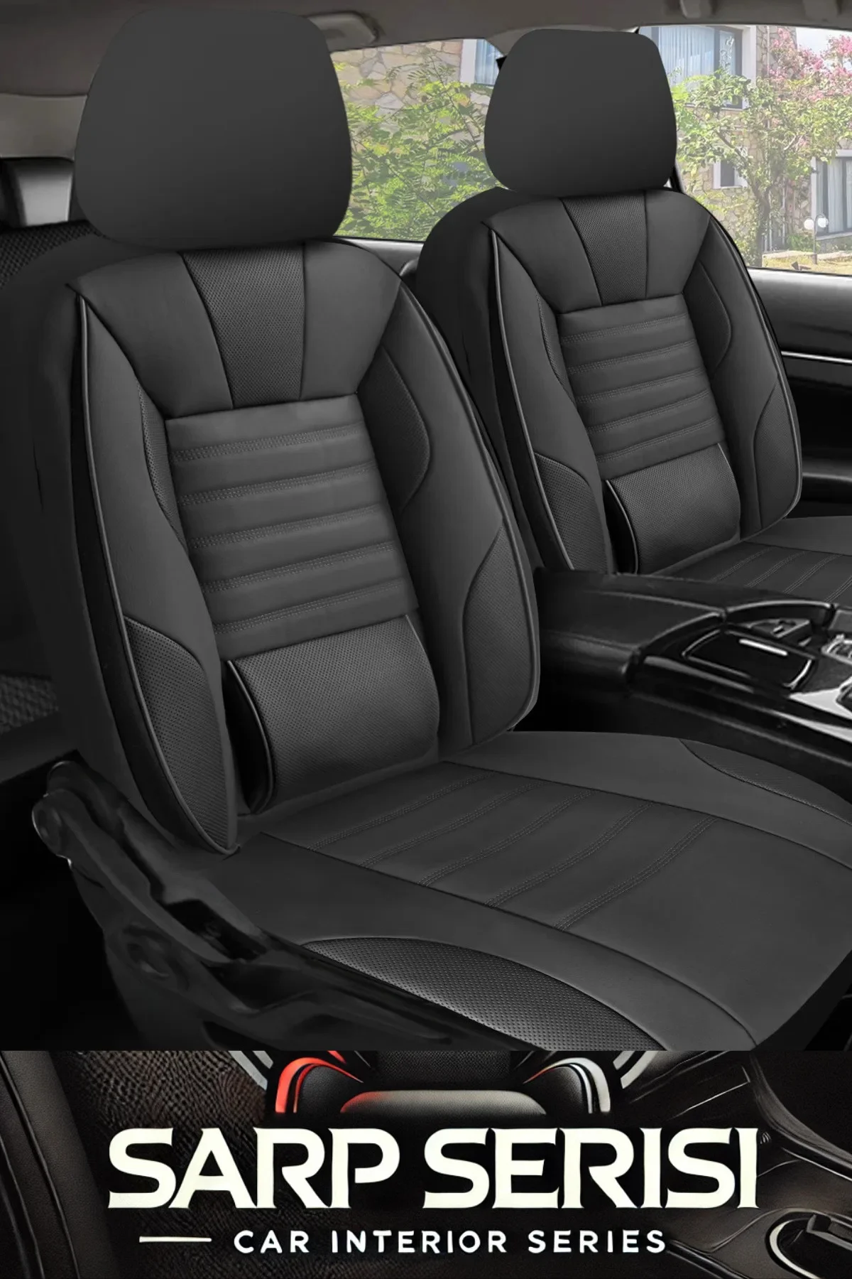 Dacia Sandero Hachback 2013-2017  Aracınıza Uyumlu Siyah Sarp Serisi Bel Destekli Kılıf Fiyatı, Yorumları ve Özellikleri