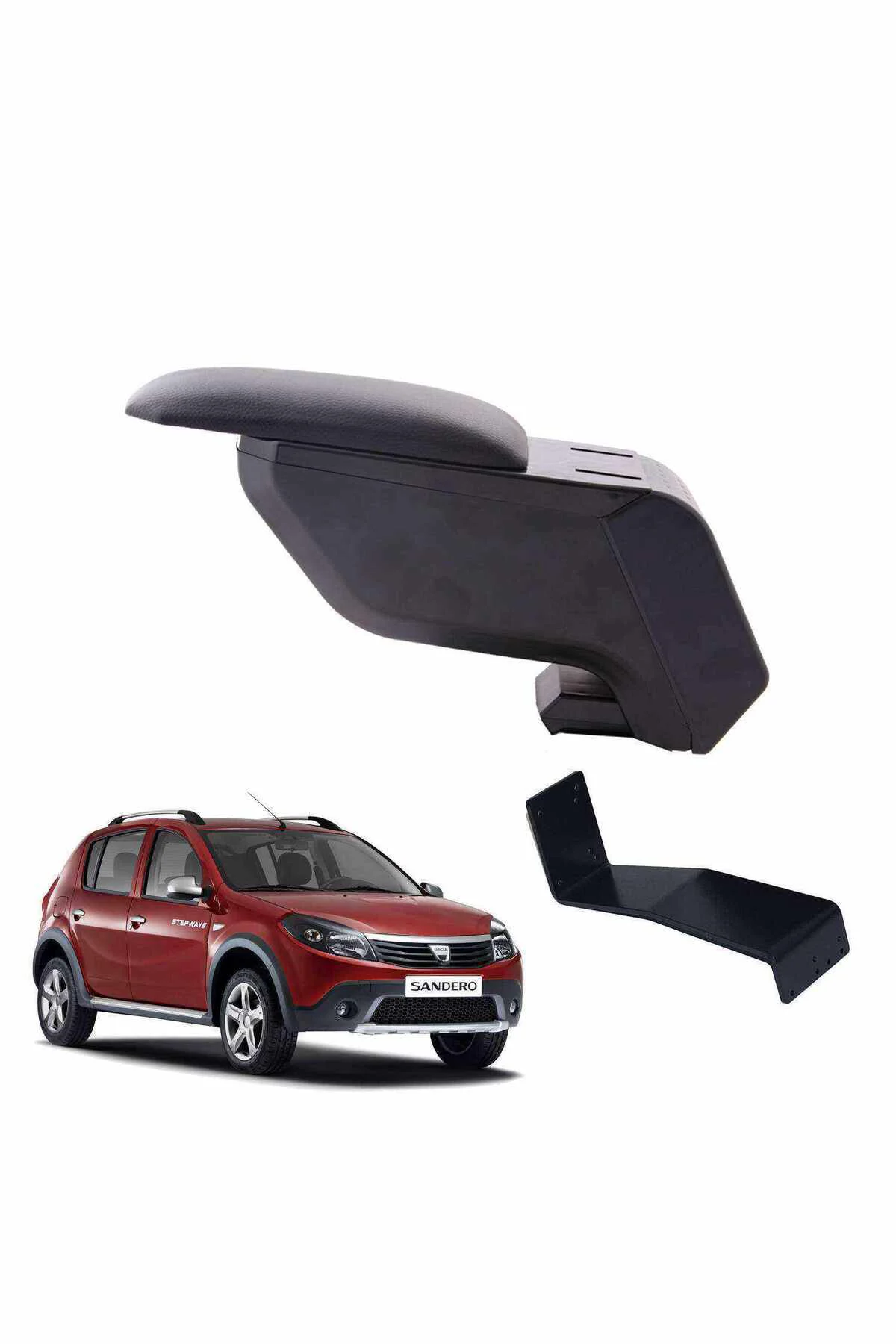 Dacia Sandero Stepway 2012 Delmesiz Çelik Ayaklı Siyah Kolçak Kol Dacia Sandero Stepway 2012 Delmesiz Çelik Ayaklı Siyah Kolçak Kol