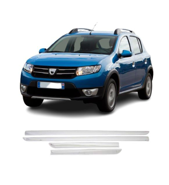 Dacia Stepway Uyumlu Yan Kapı Çıtası 2012-2020 Paslanmaz Çelik Pa