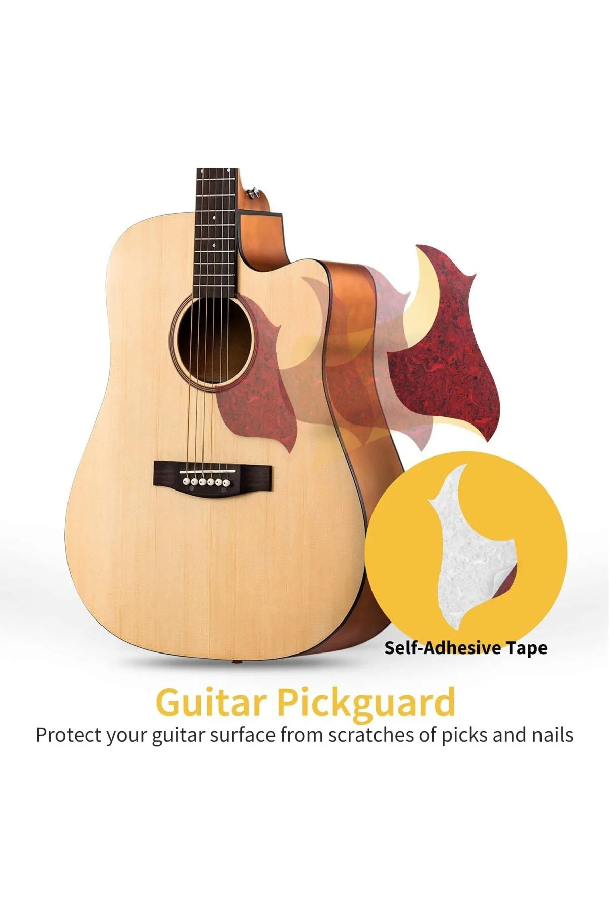 DAD-140C Dreadnought Akustik Gitar Paketi (Natural)
