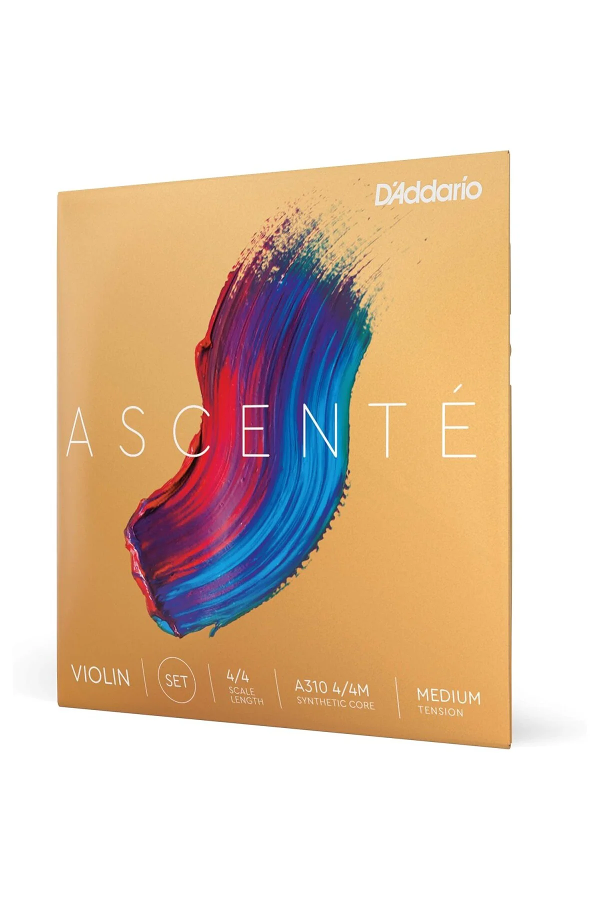 Daddario A310 4/4M Keman Tel Seti, Ascente, Scale 4/4, Medium Ten