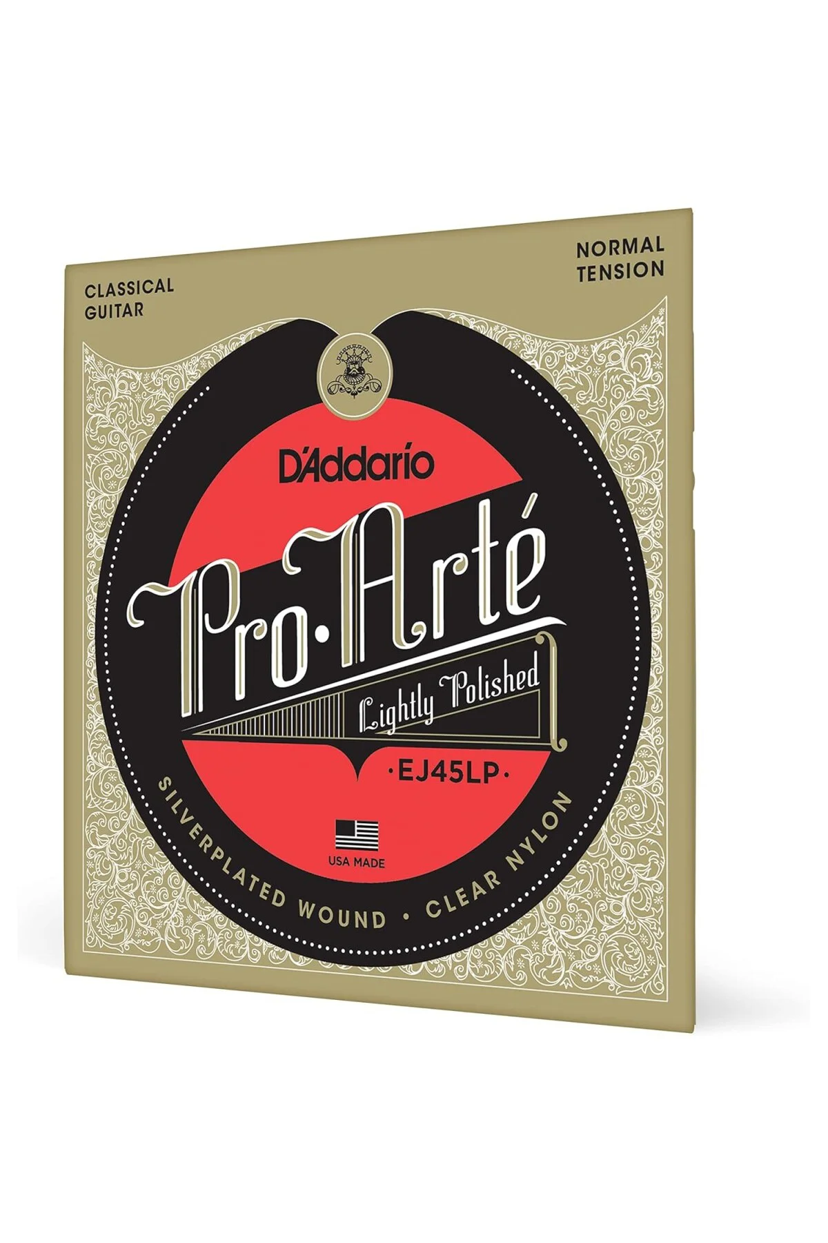 Daddario Ej45Lp Klasik Gitar Tel Seti, Pro-Arte, Lightly Polished