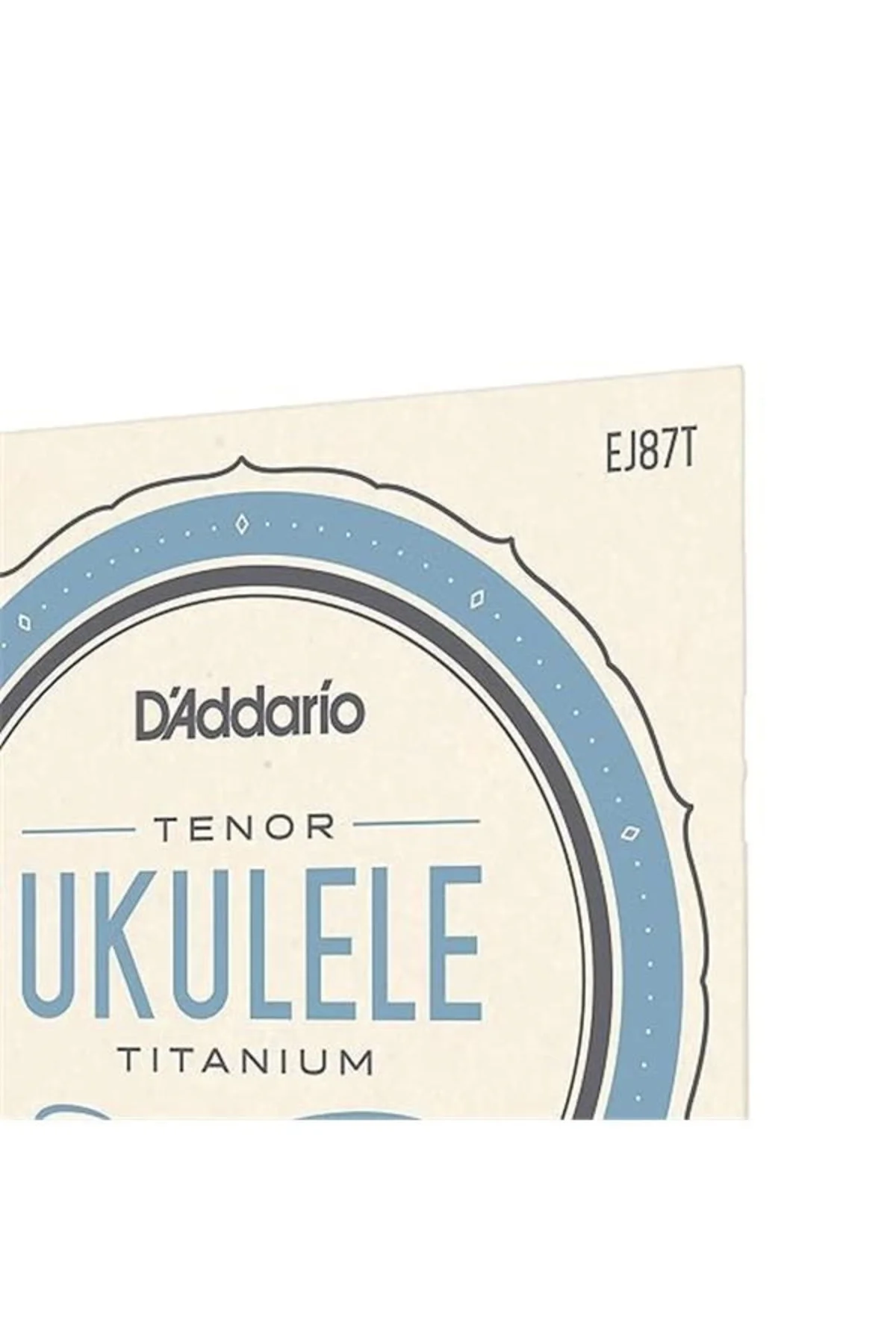 D'Addario Ej87T Ukulele Tel Seti, Tenor, Titanium, Warm Bright