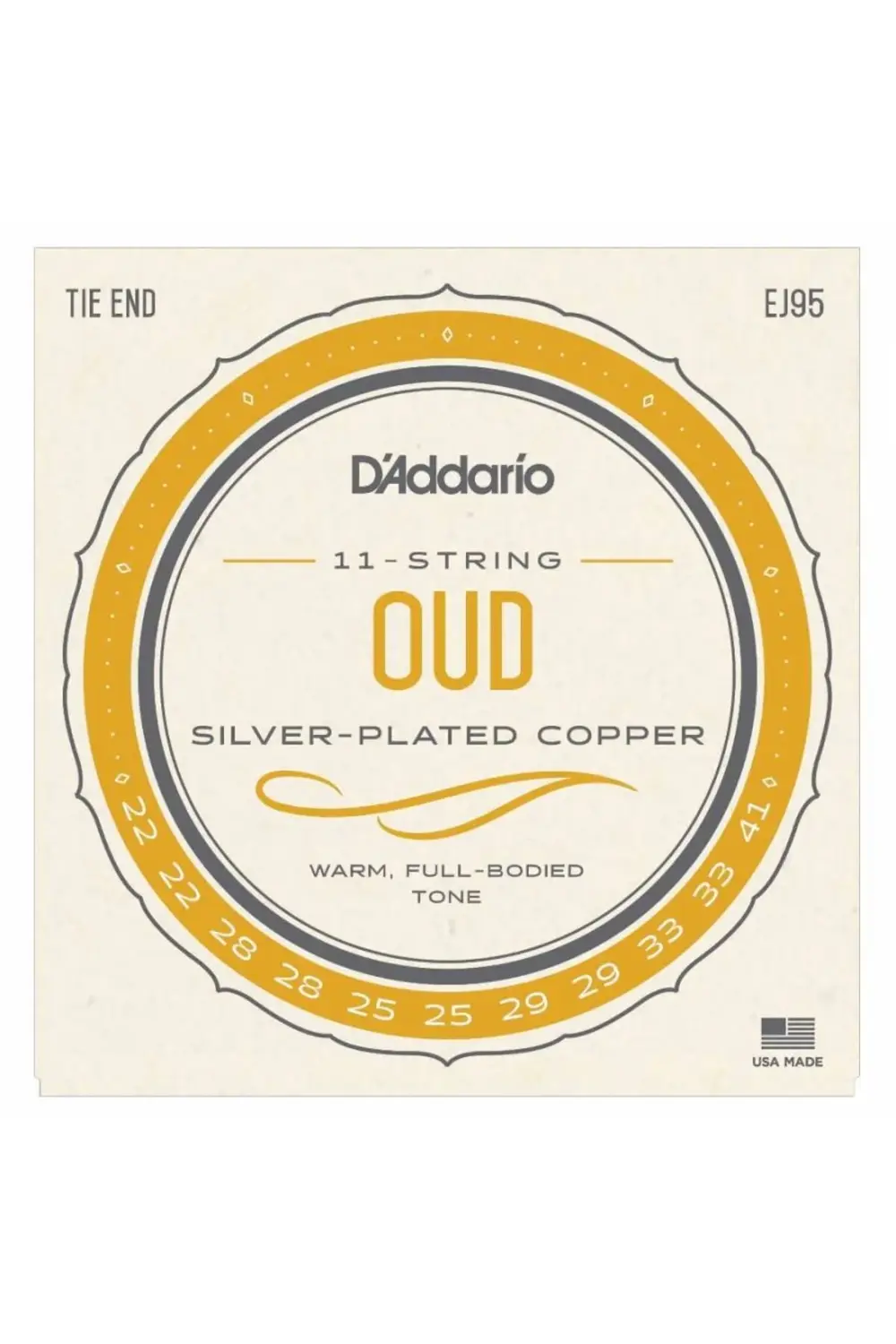 D'Addario EJ95 Ud Teli Seti - Ud Takım Tel