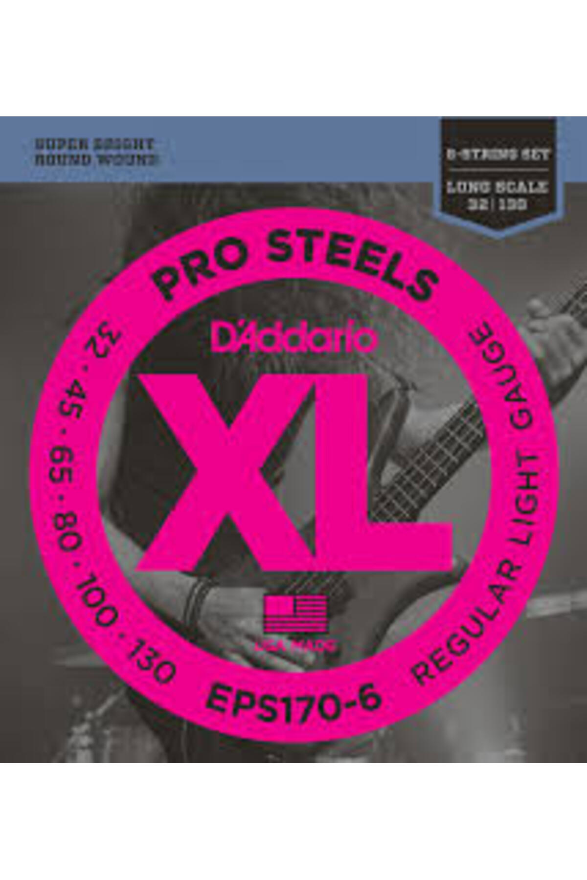 D'addario EPS170-6 Bas Gitar Teli (32-130)