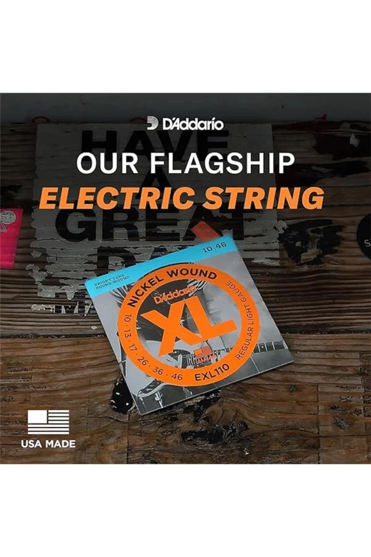 D'Addario Exl110 Elektro Gitar Teli (10-46)