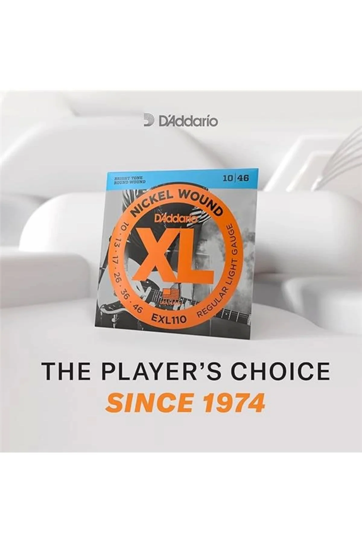D'Addario Exl110 Elektro Gitar Teli (10-46)