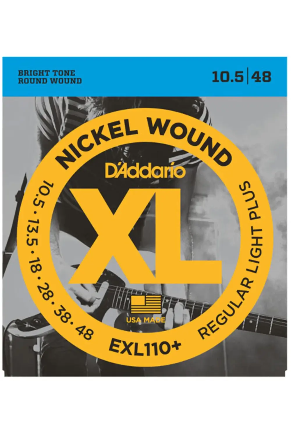 DADDARIO EXL110+ ELEKTRO GİTAR TEL SETİ, XL, 10.5-48, NICKEL WOUN