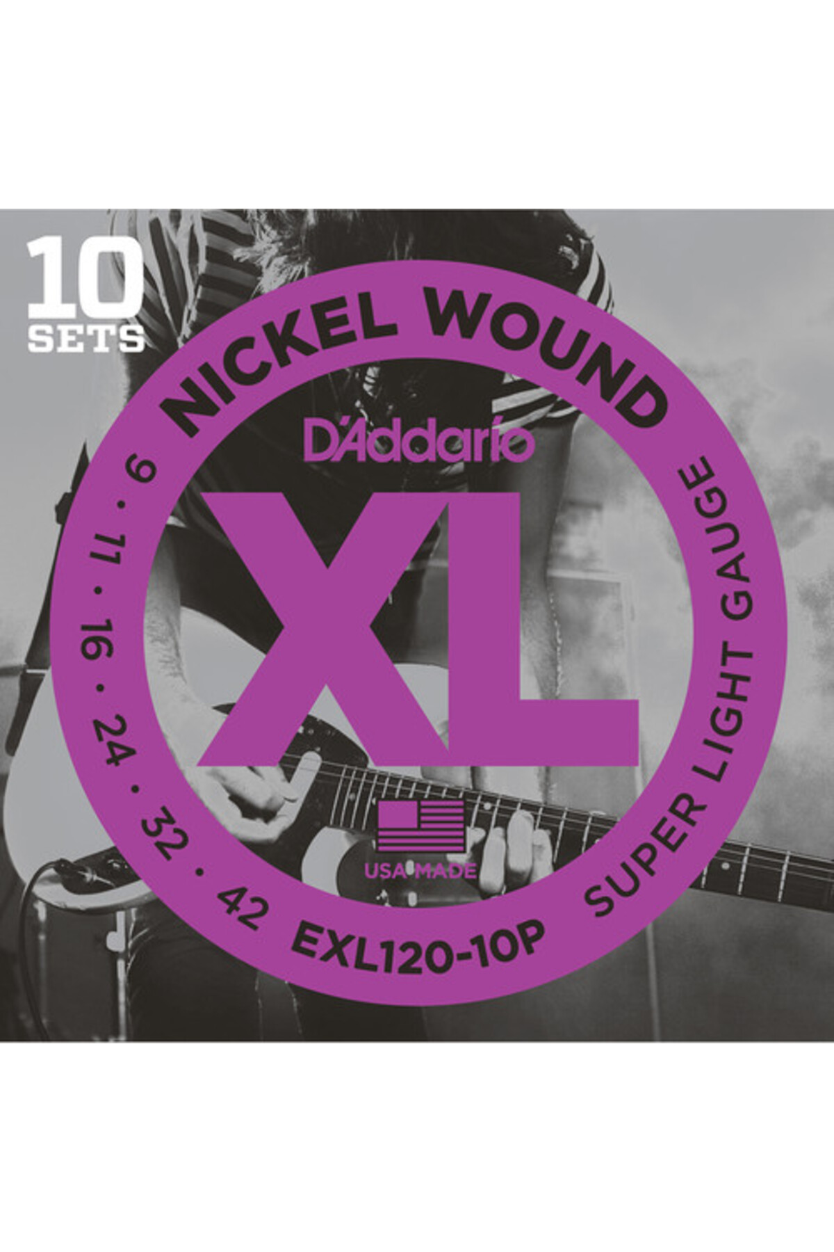 Daddario D'addario Exl120-10P Propack Xl Super Lıght