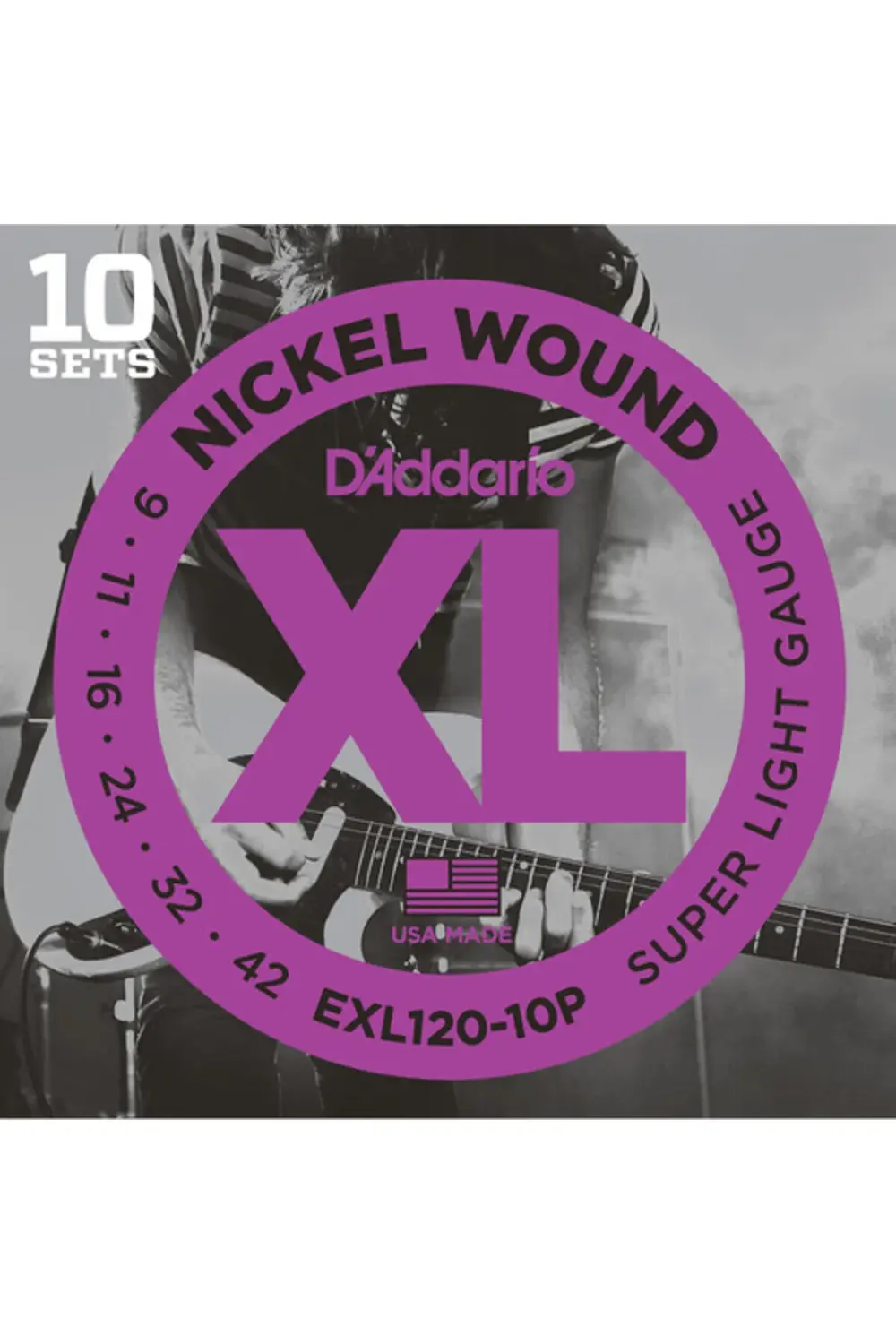 D'addario Exl120-10p Propack Xl Super Lıght
